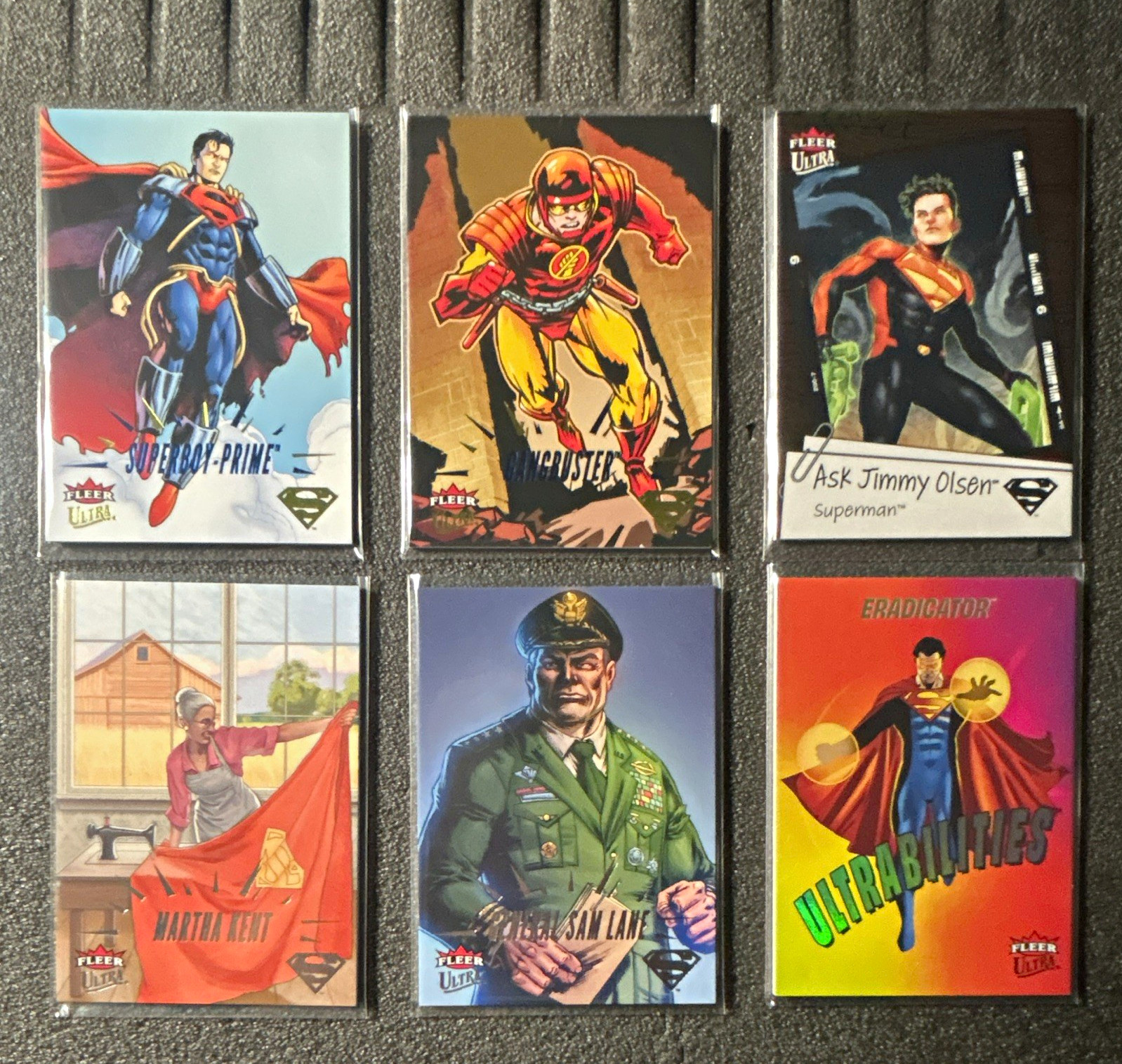 1996 Fleer Ultra Superman Non-Sport Card Lot of 6 Insert Superboy-Prime ord027