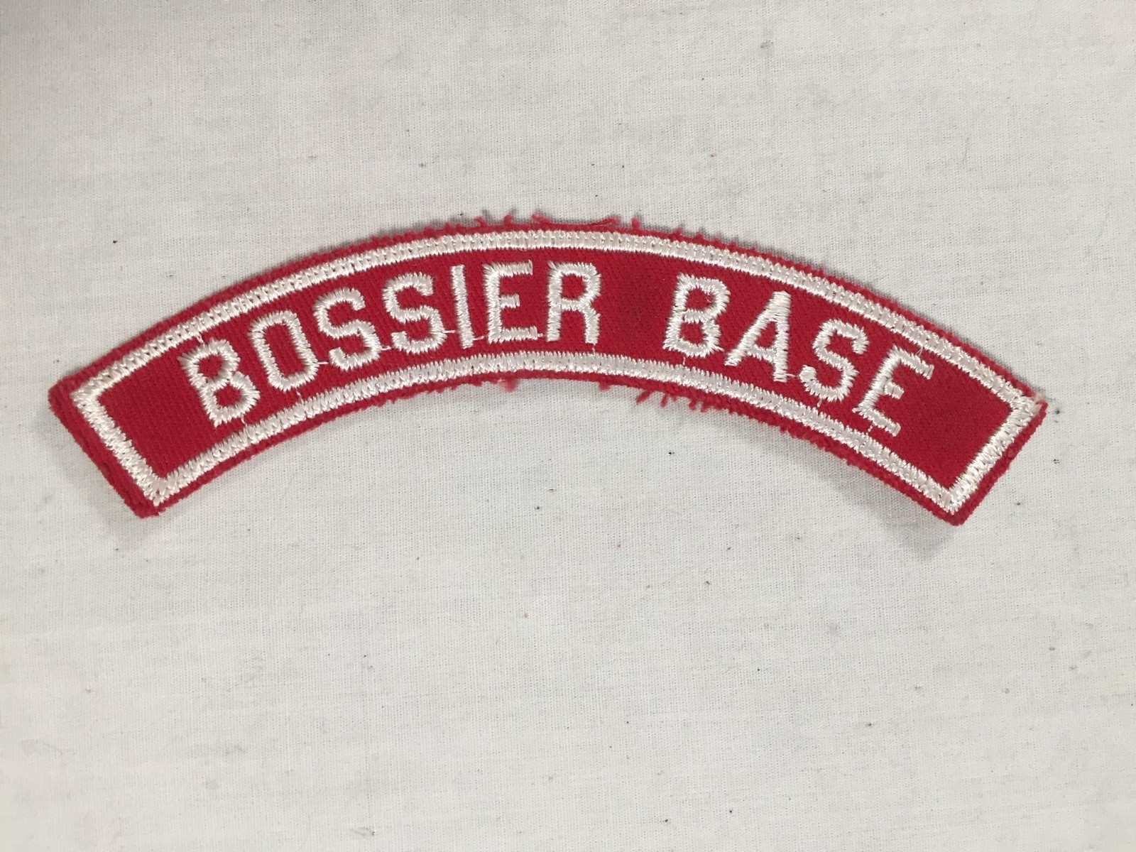 Bossier Top Secret Nuclear Base Boy Scout Community Strip Patch BSA Military CSP