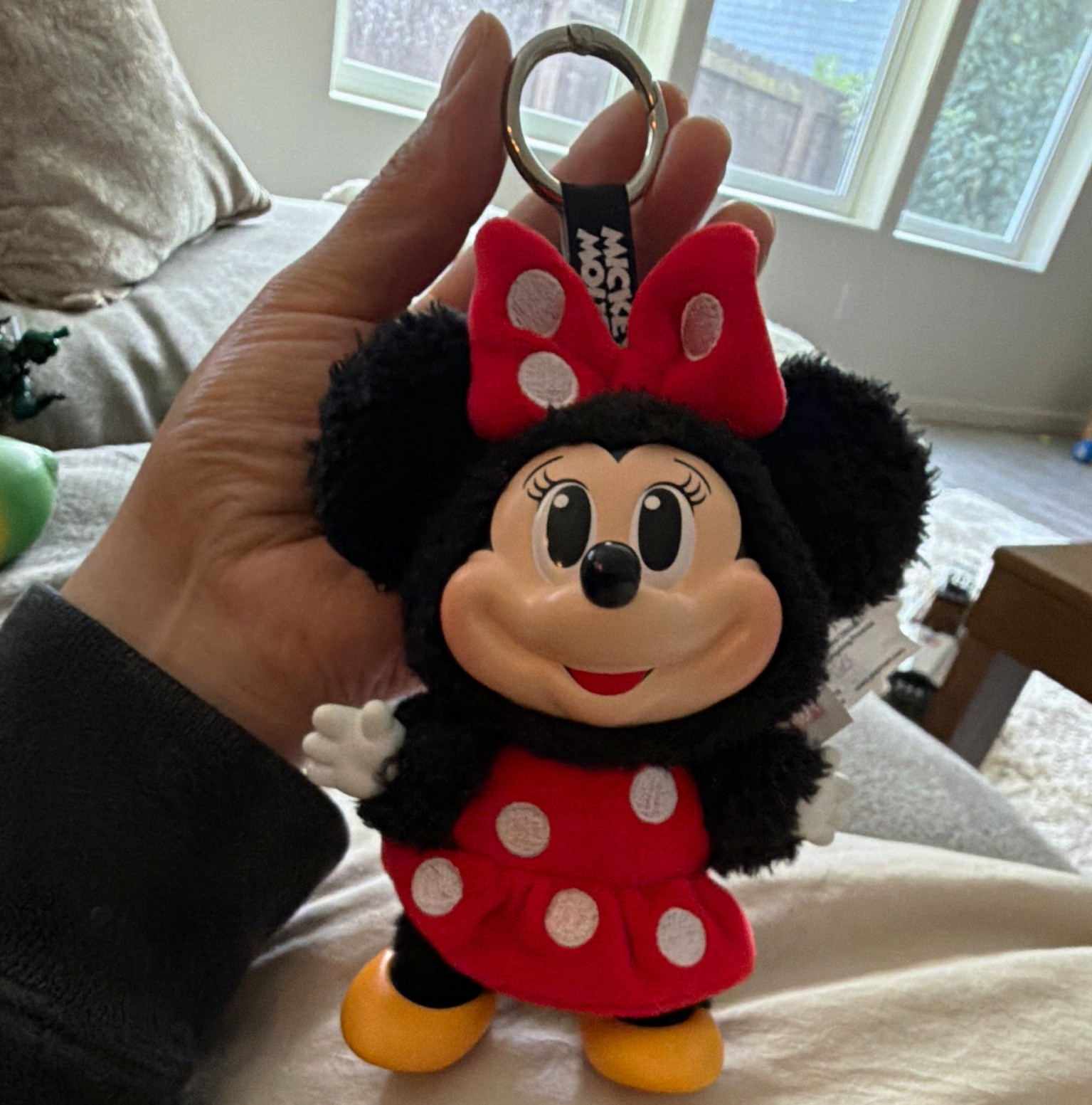 POP MART Disney Minnie Mouse Mickey Family Plush Keychain