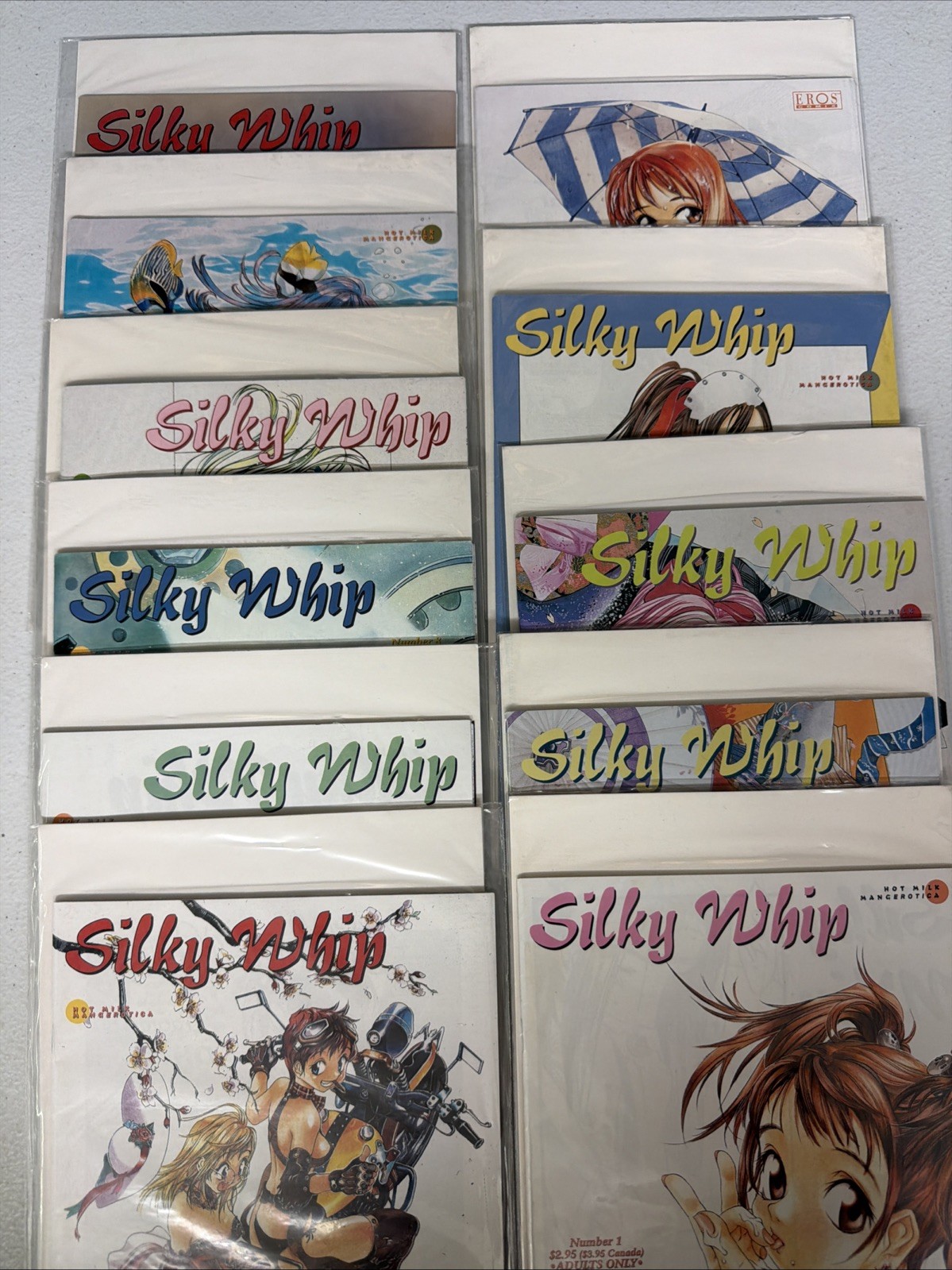 Silky Whip #1 2 3 4 5 6 8 9 10 11 12 Manga Comic Book Lot Run Fine/VF *R15