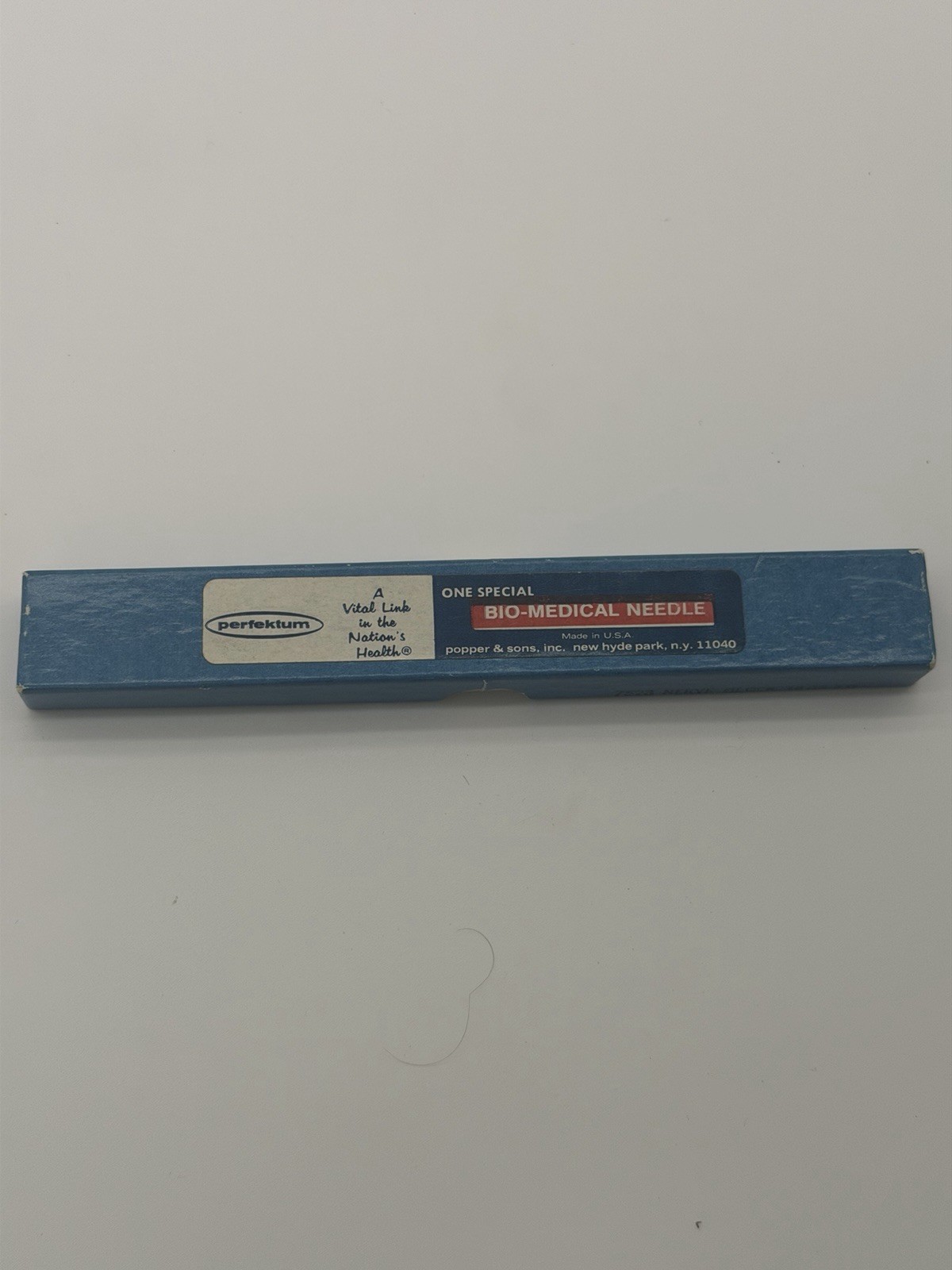 Vintage Perfektum Bio-Medical Needles Popper & Sons Surgical Instruments w/ Box