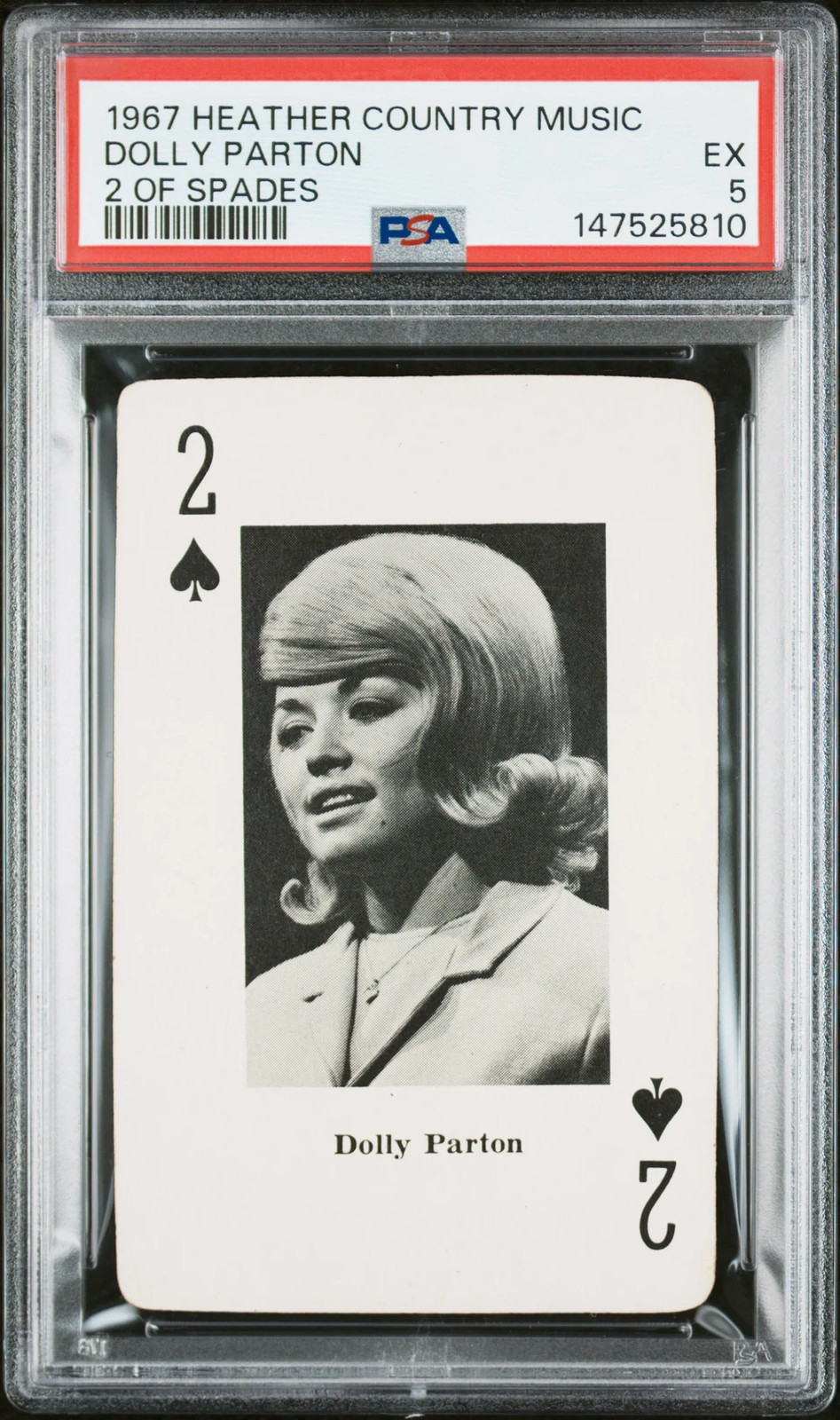 DOLLY PARTON 1967 Heather Country Music ROOKIE PSA 5 DOLLY PARTON 1967 Heather Country Music ROOKIE PSA 5