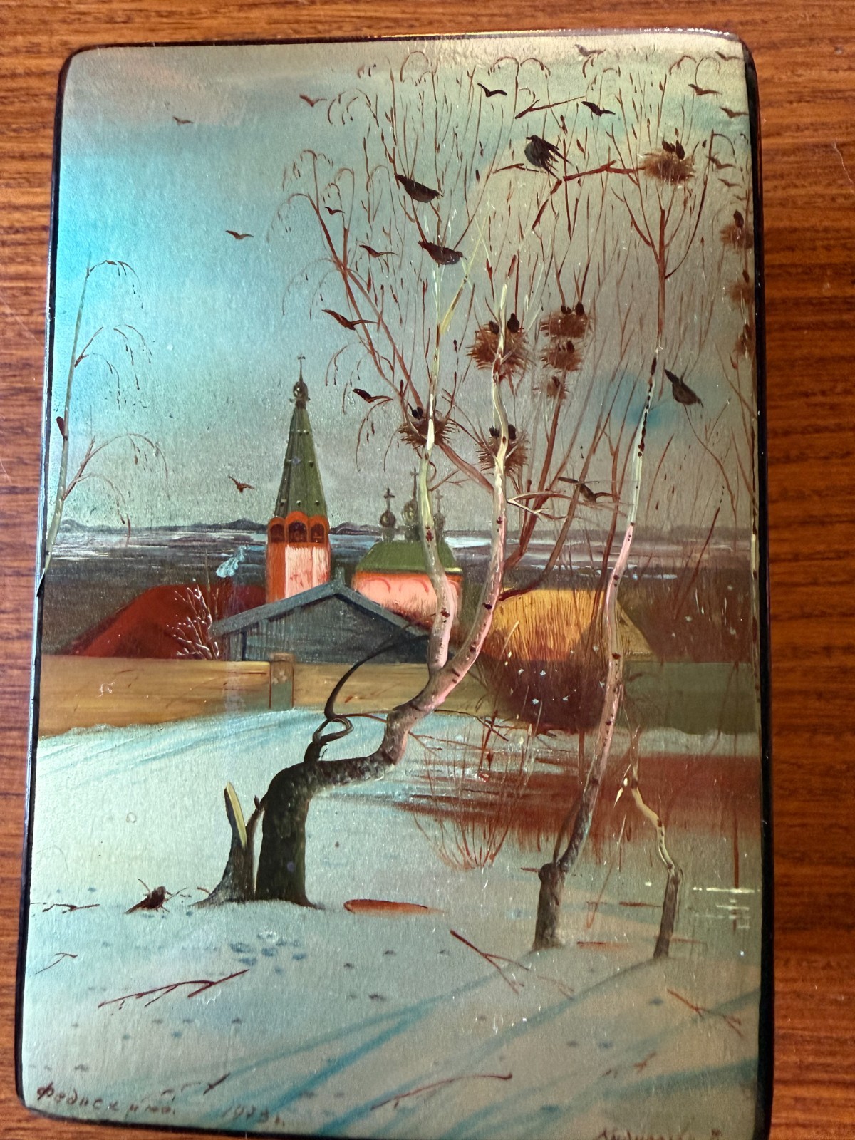 VTG Russian Lacquer Box 