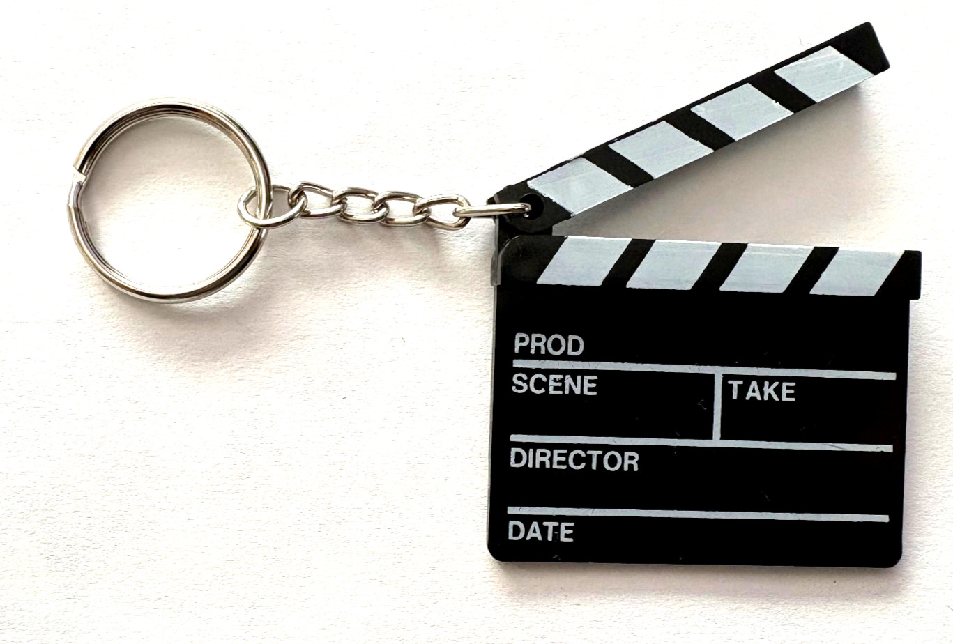 Lot of 20 Hollywood Director tittle clapboard clapper take tool slate keychain