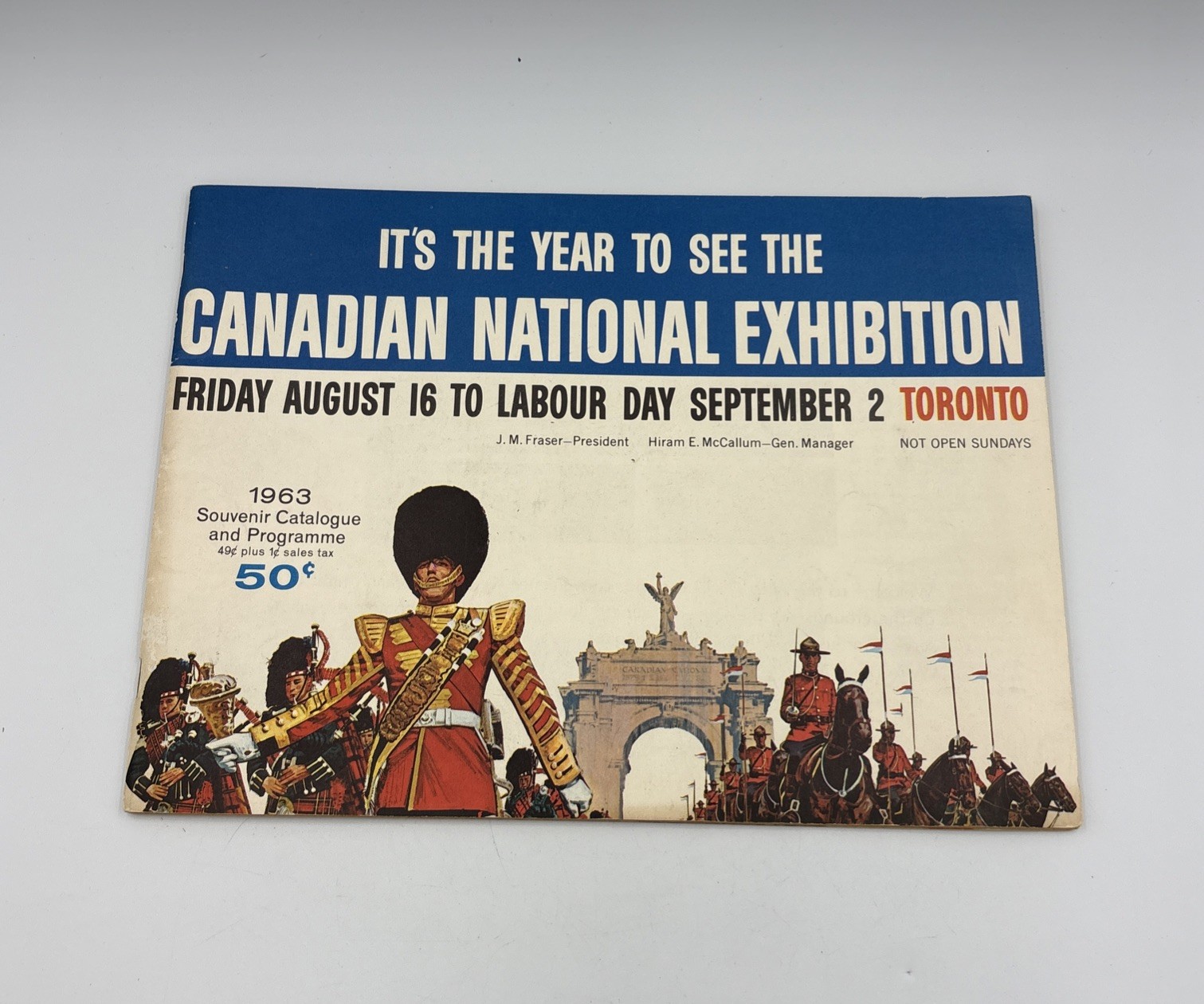 1963 Canadian National Exhibition Souvenir Catalogue and Programme