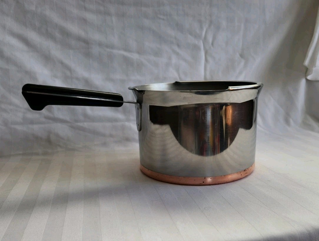 4qt Revere ware copper bottom pressure cooker bottom only