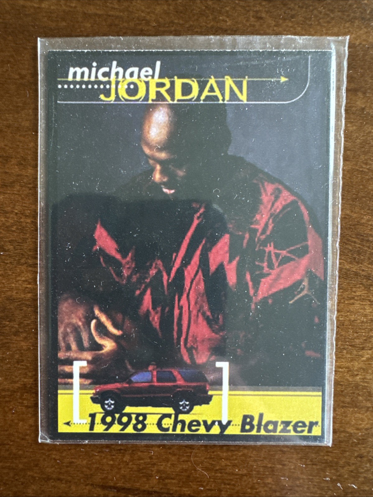 Upper Deck 1998 Michael Jordan VIP Card The Restaurant 1998 Chevy Blazer
