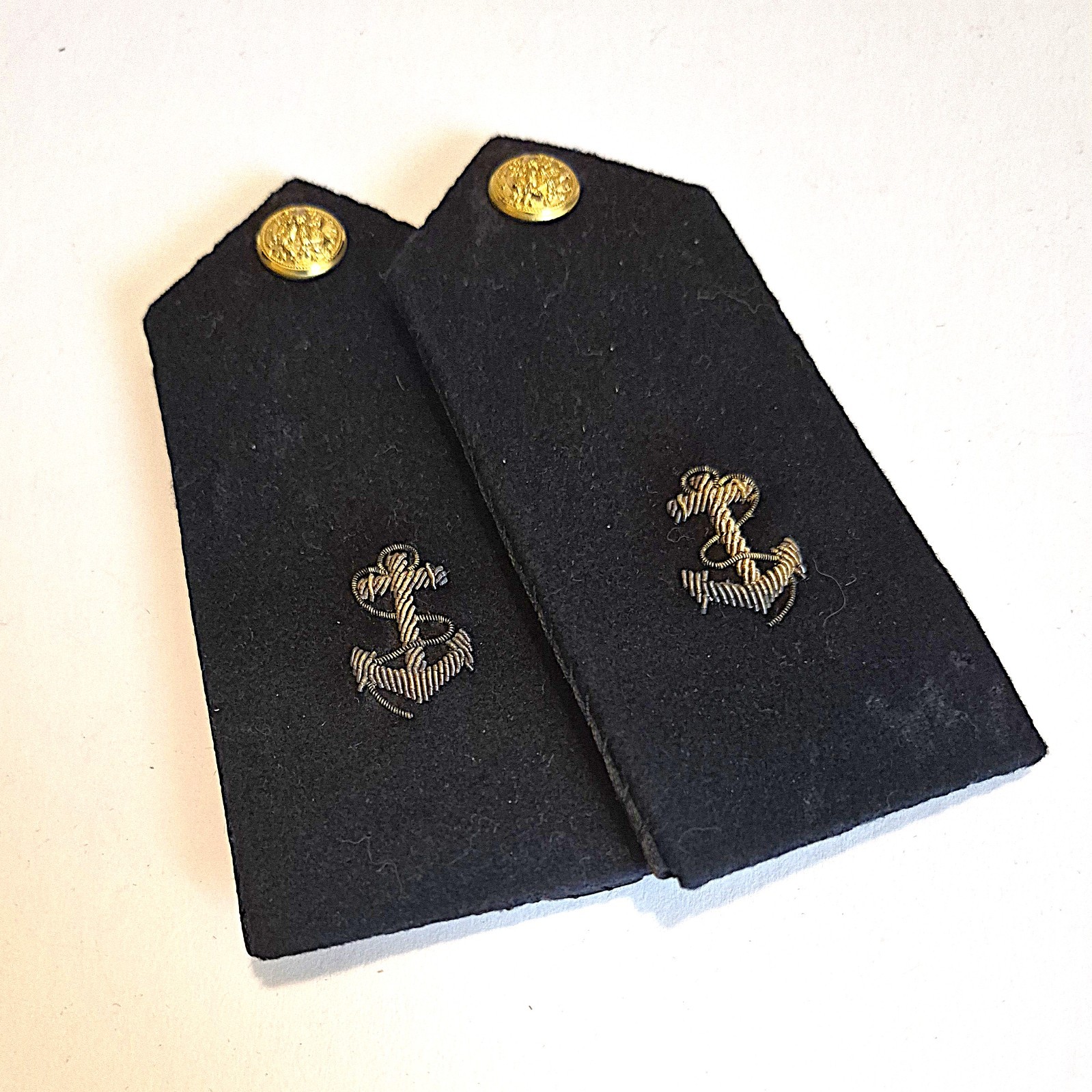 Pair of WWII U.S. Navy Midshipman Shoulder Boards