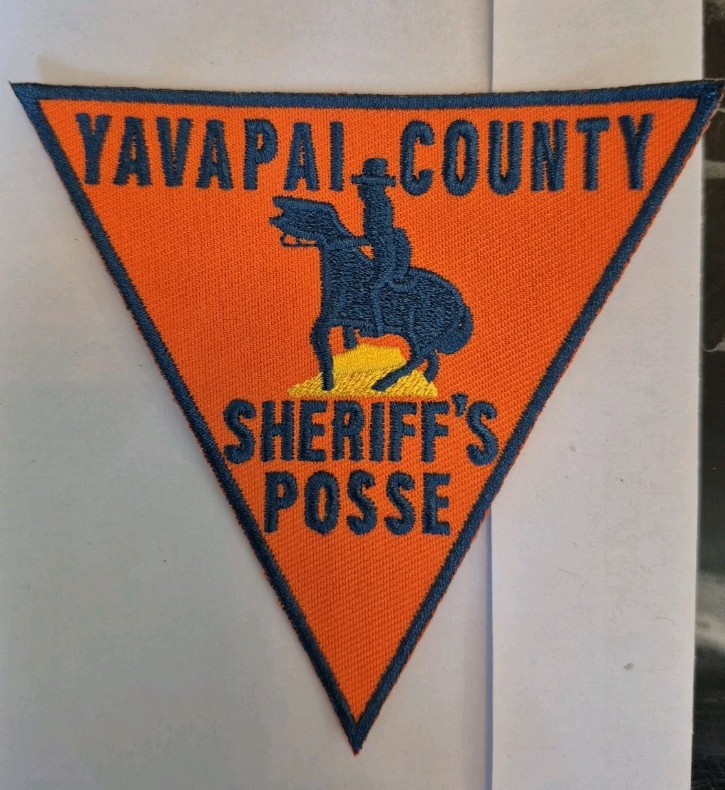 Yavapai County Sheriff's Posse Patch Arizona Law Enforcement Obsolete Display