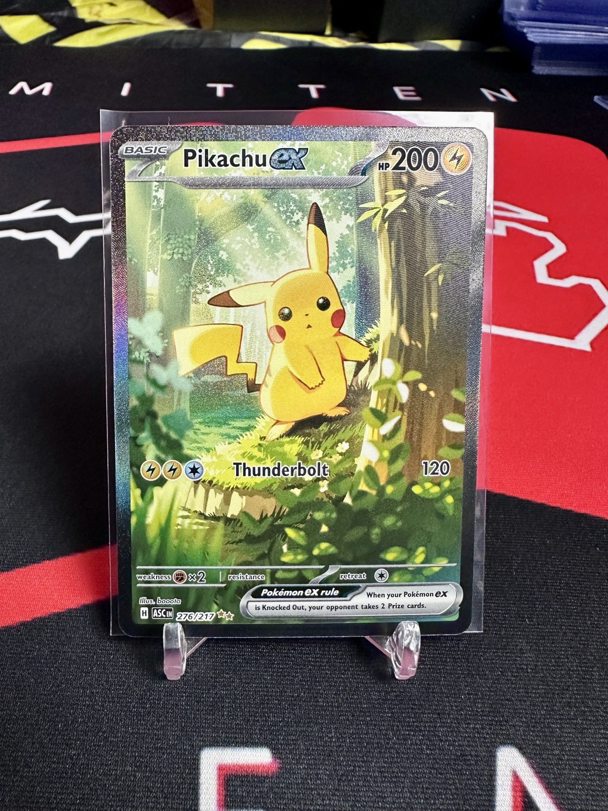 Pikachu ex 276/217 SIR: Ascended Heroes Holo Pikachu ex 276/217 SIR: Ascended Heroes Holo