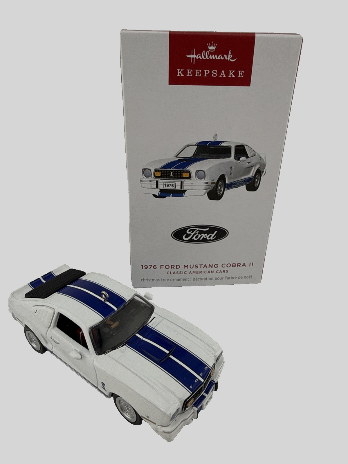 2026 Hallmark Ornament Ford Mustang Cobra II 1976 - Classic American Cars #36