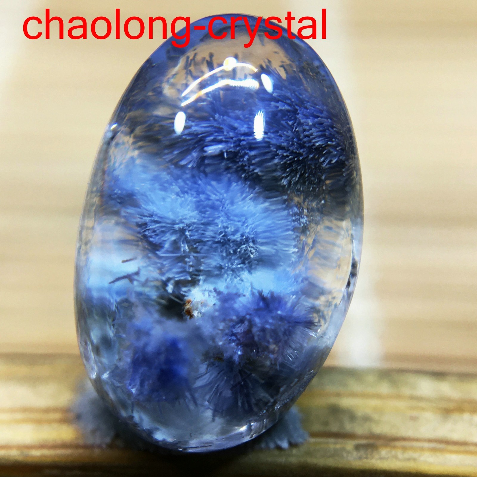 2.1Ct Very Rare NATURAL Beautiful Blue Dumortierite Quartz Crystal Pendant CT341