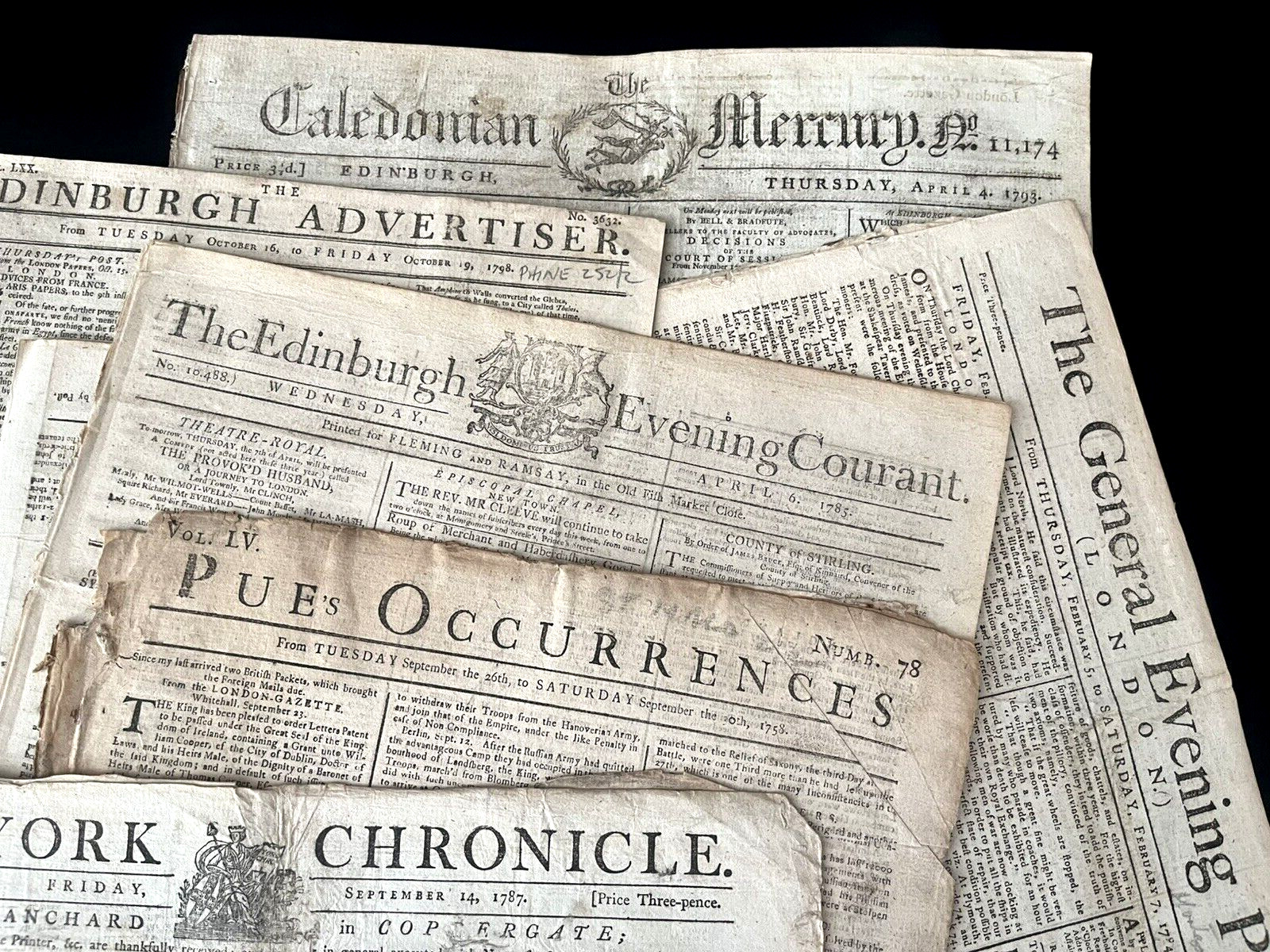 OLD NEWSPAPER FROM 1700s - Stock Prices, Historical Events, Trade, Economy, Wars OLD NEWSPAPER FROM 1700s - Stock Prices, Historical Events, Trade, Economy, Wars
