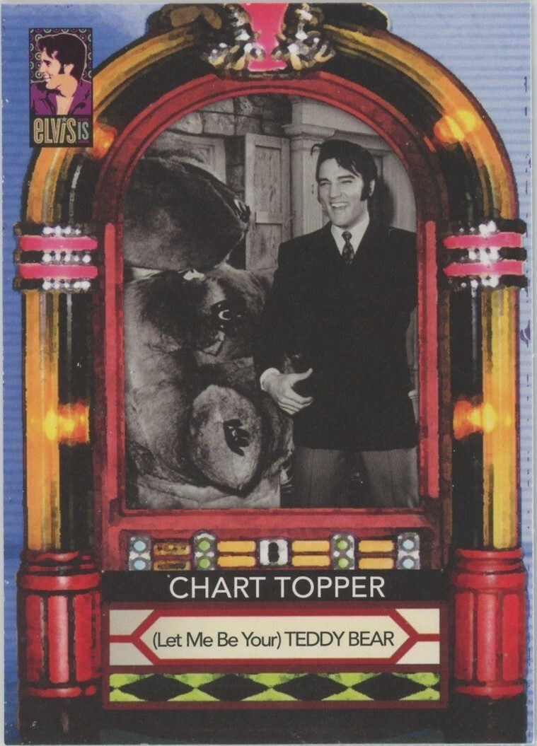 2007 Press Pass Elvis Is Elvis Presley Chart Topper Insert Teddy Bear #80
