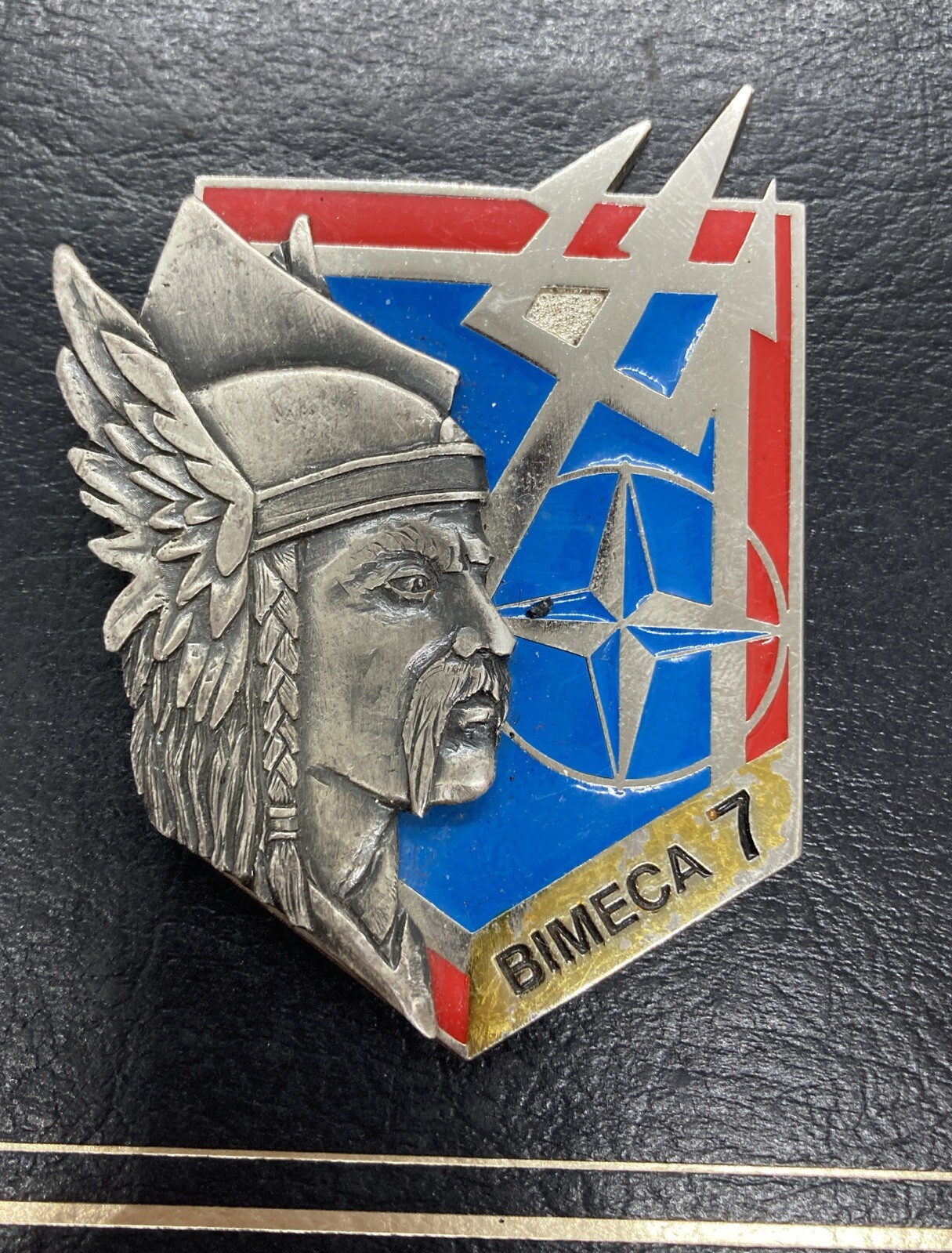 KFOR BIMECA 7 Kosovo - Pocket Metal Pin Badge NATO Challenge Coin KFOR BIMECA 7 Kosovo - Pocket Metal Pin Badge NATO Challenge Coin