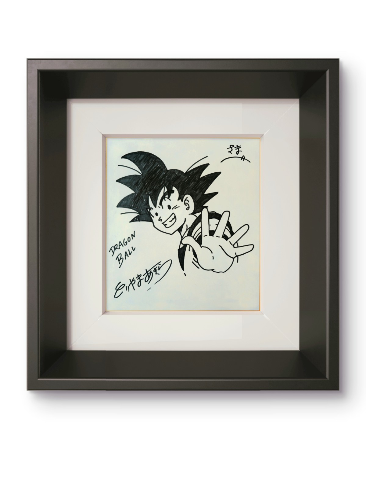 Akira Toriyama Dragon Ball Son Goku Shikishi Hand Drawing Signed