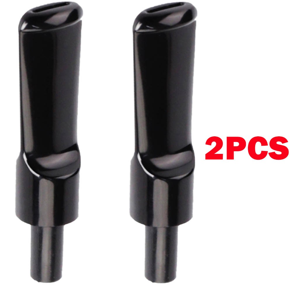 2Pc Straight Smoking Pipe Mouthpiece Replacement Pipe Stem For Tobacco Pipe USA