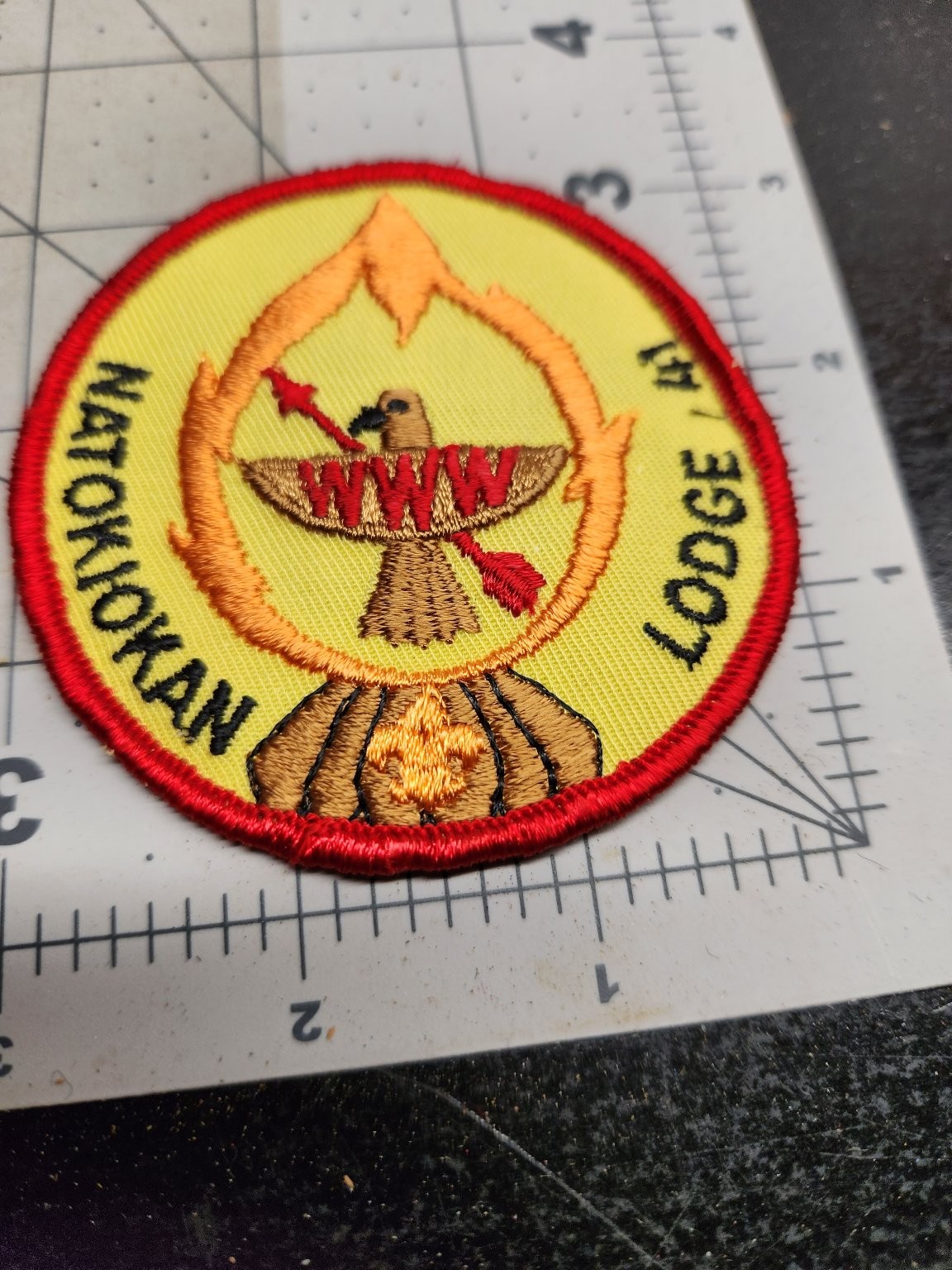 Natokiokan Lodge 41 Order of the Arrow Scout Patch WWW