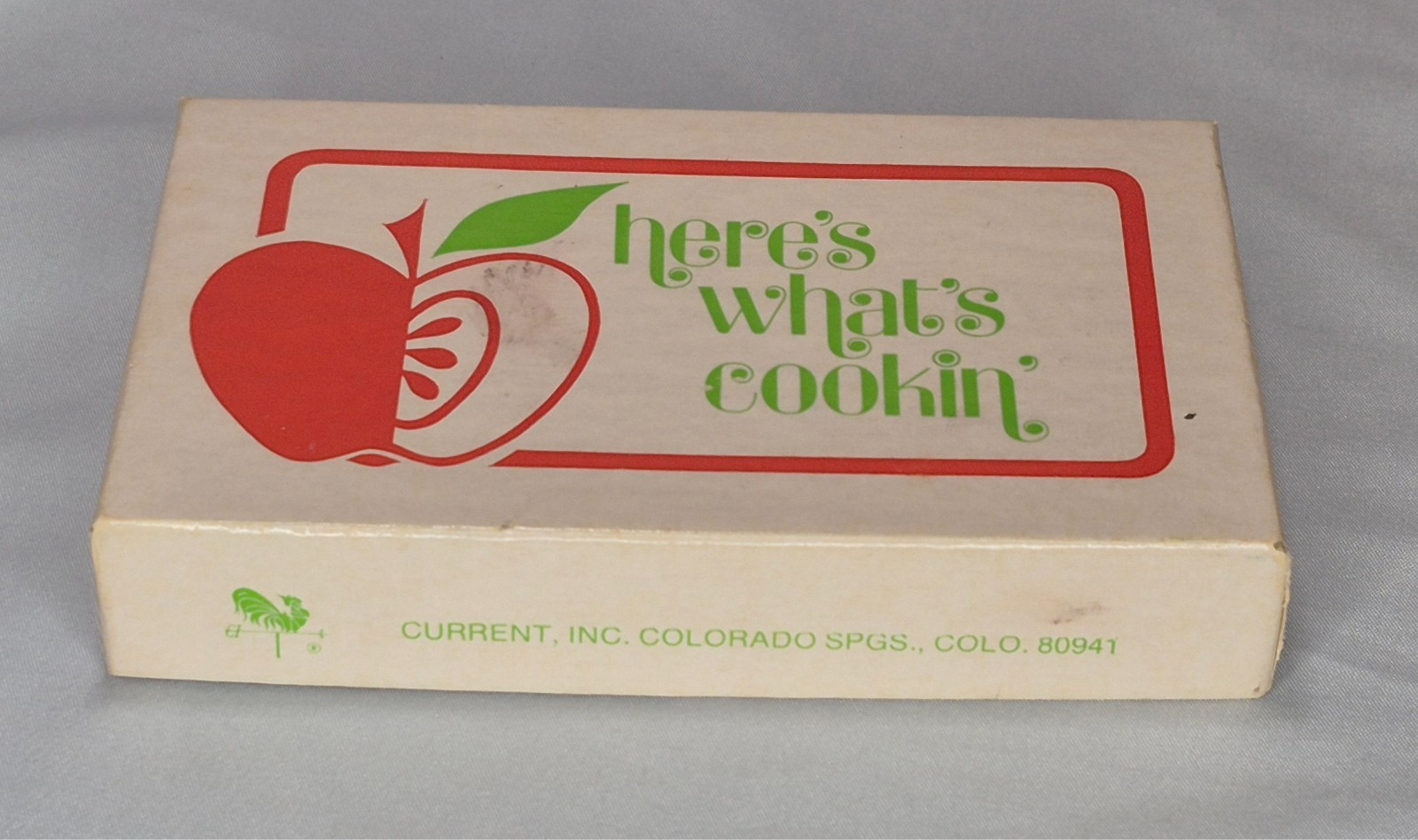 Vintage Here\'s What\'s Cookin\' Recipe Card Box Set 22 Cards Current Inc Colorado