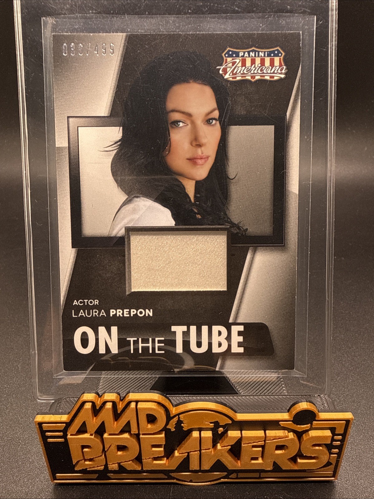 Laura Prepon Patch /499 2015 Panini Americana On the Tube That \'70s Show Laura Prepon Patch /499 2015 Panini Americana On the Tube That \'70s Show