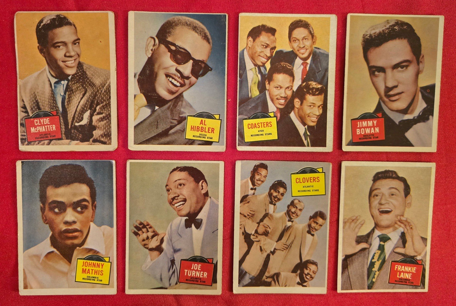 **1957 Topps Hit Stars Vintage Non-Sport Trading Card Lot of 67**