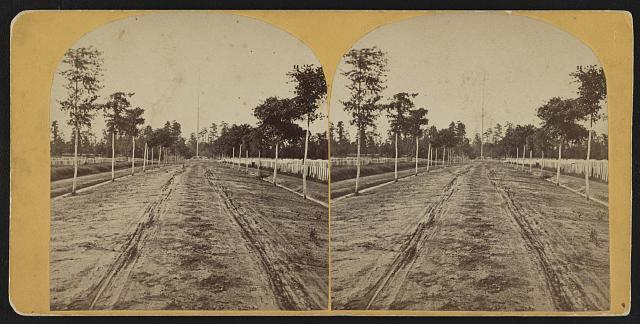 National cemetery, Andersonville, Georgia  Old Historic Photo