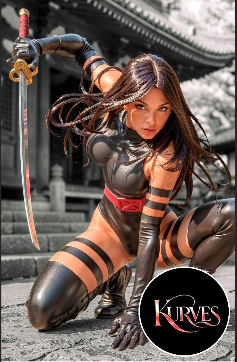 PSYLOCKE COSPLAY  V6  | VIRGIN NICE | SINGLE COVER PRINT | KURVES COMICS