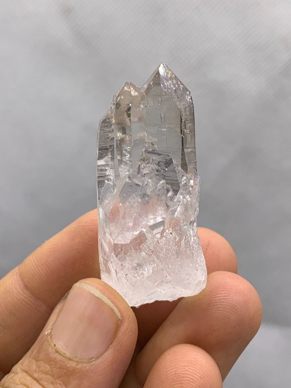 Outstanding Clear Quartz Crystal from Hashupi Mines, Shigar Valley Skardu Pak