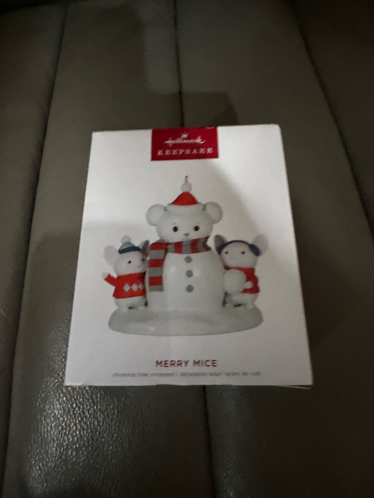 Hallmark Merry Mice - 2 Mice and Snowmouse Keepsake Ornament 2022