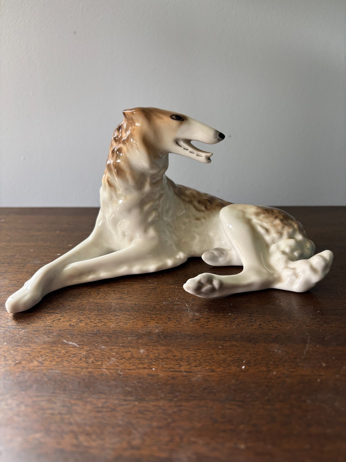 Vintage Lomonosov Porcelain Borzoi Sighthound Wolfhound Figurine Russia USSR Dog Vintage Lomonosov Porcelain Borzoi Sighthound Wolfhound Figurine Russia USSR Dog
