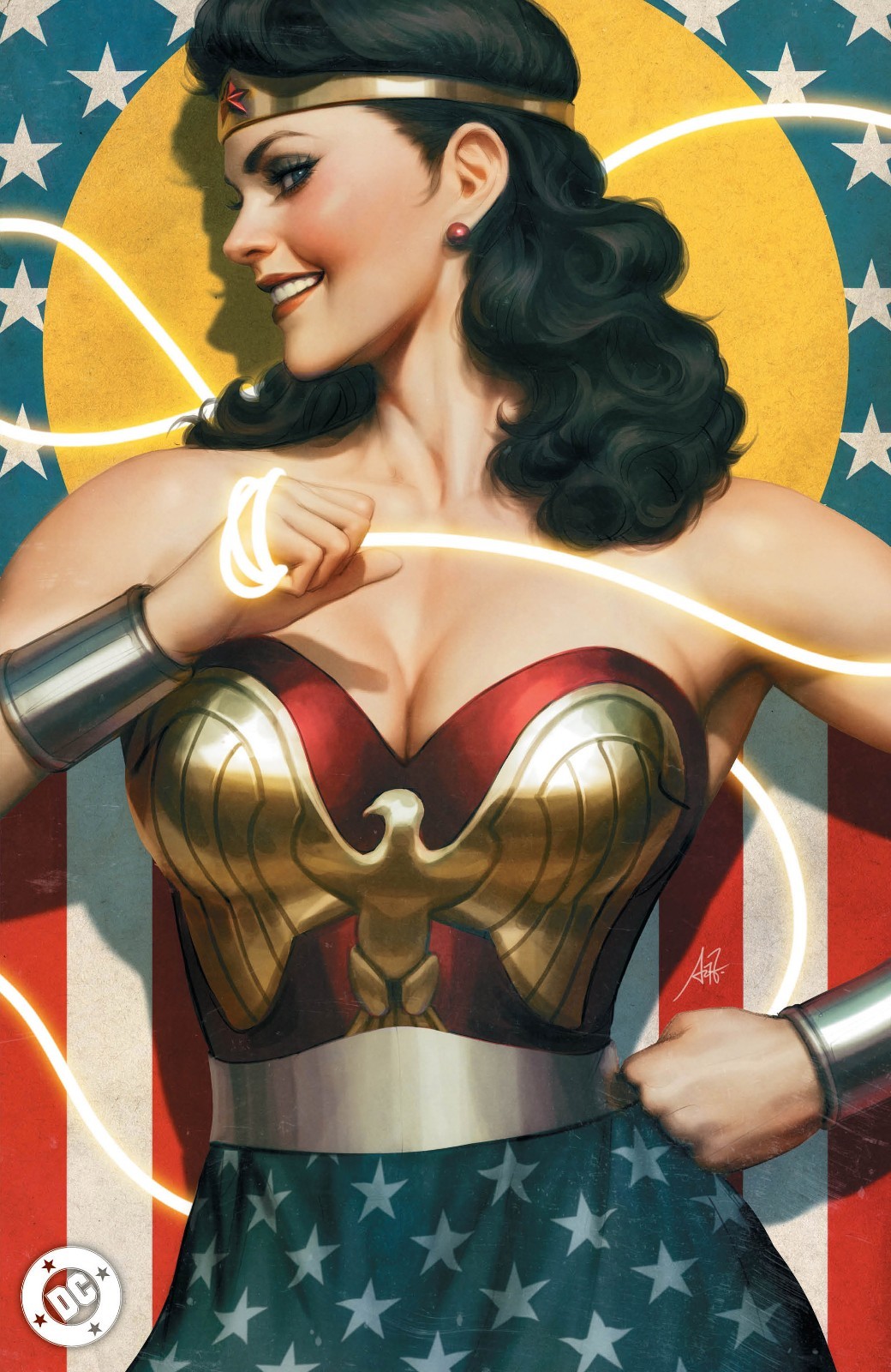 NEW HISTORY OF THE DC UNIVERSE #1 (OF 4) COVER F STANLEY ARTGERM LAU FOIL VARIAN