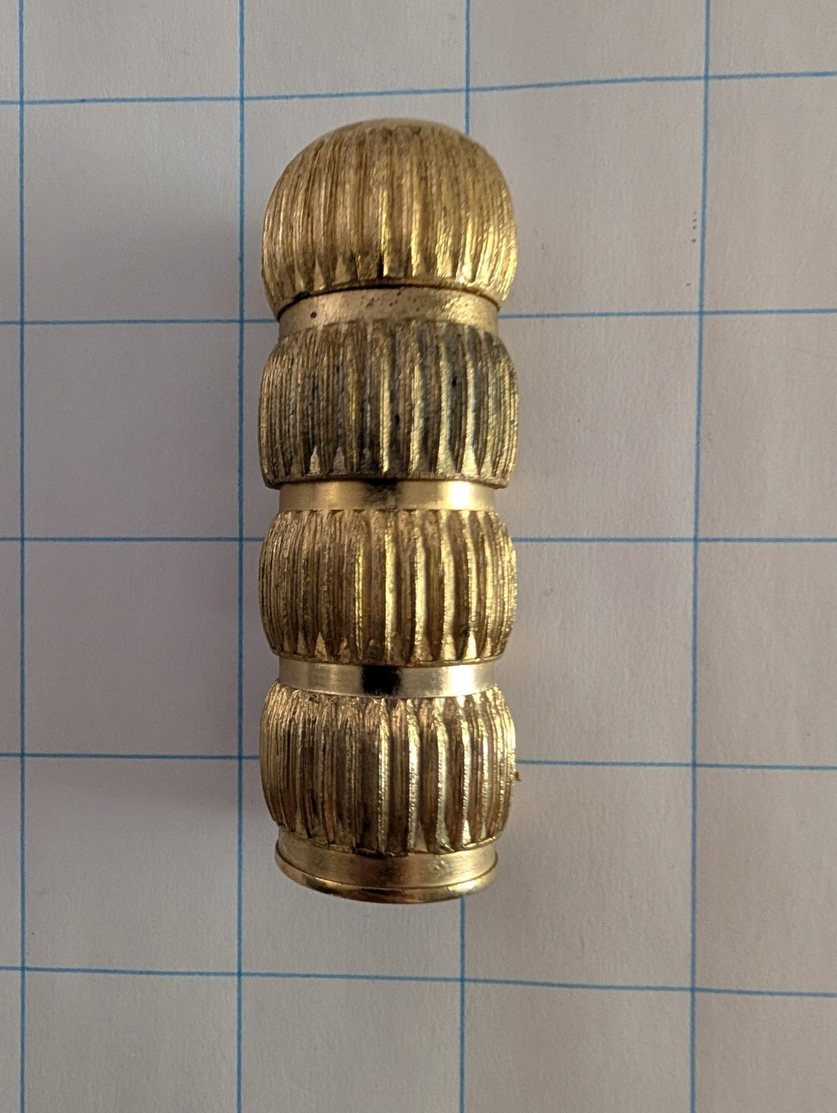Vintage Coty L\'Aimant Measured Perfume Purse Spray Atomizer Gold Tone 50s