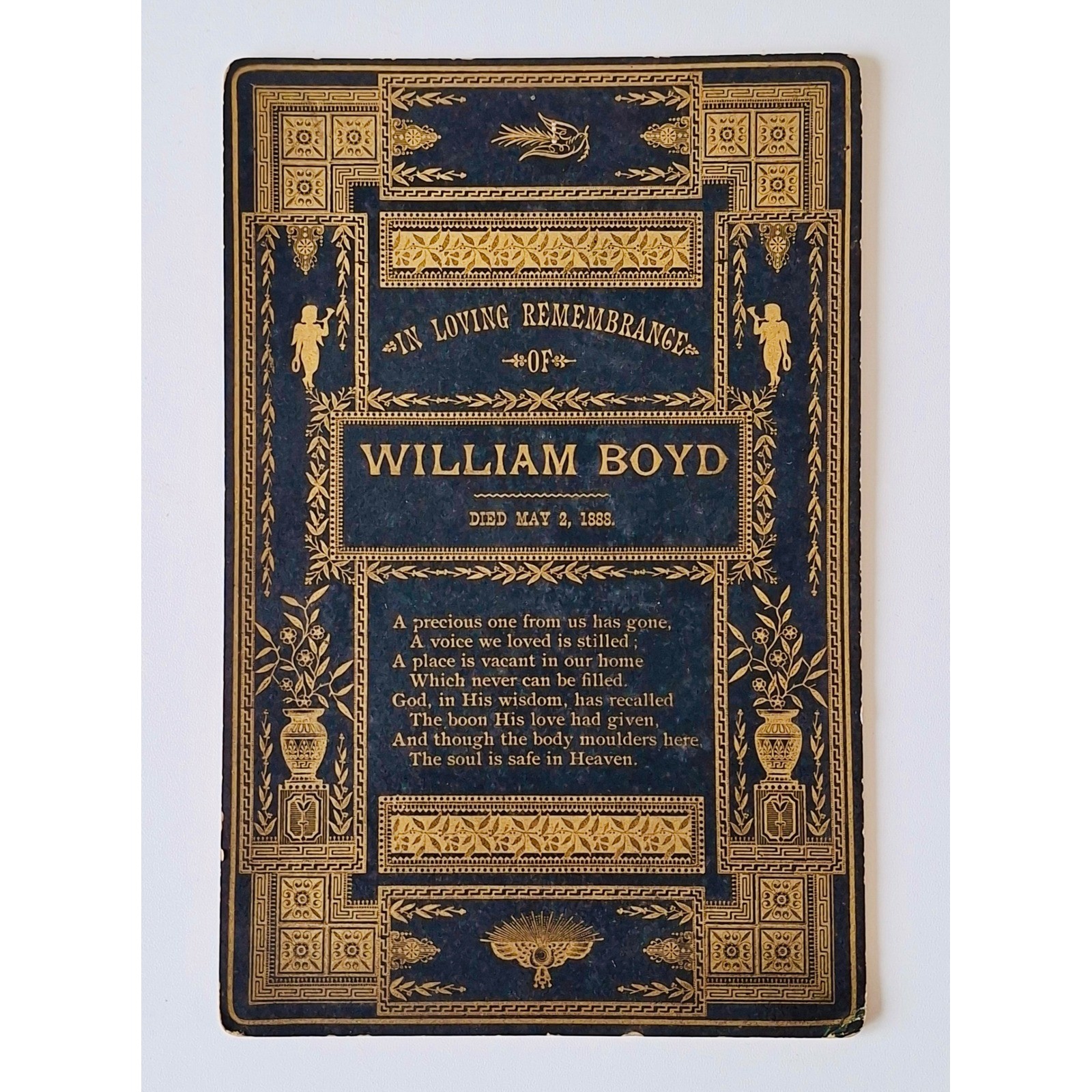 16 Pc Antique Vintage Funeral Memorial Prayer Card Lot 1888 William Boyd