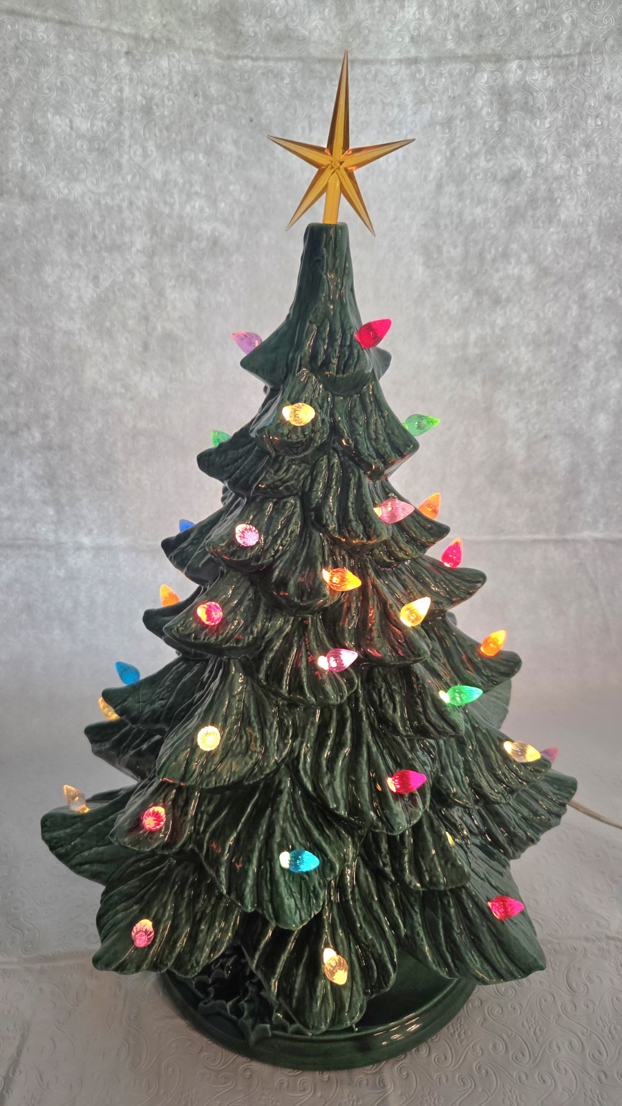 Vintage 1987 Ceramic Christmas Tree 16