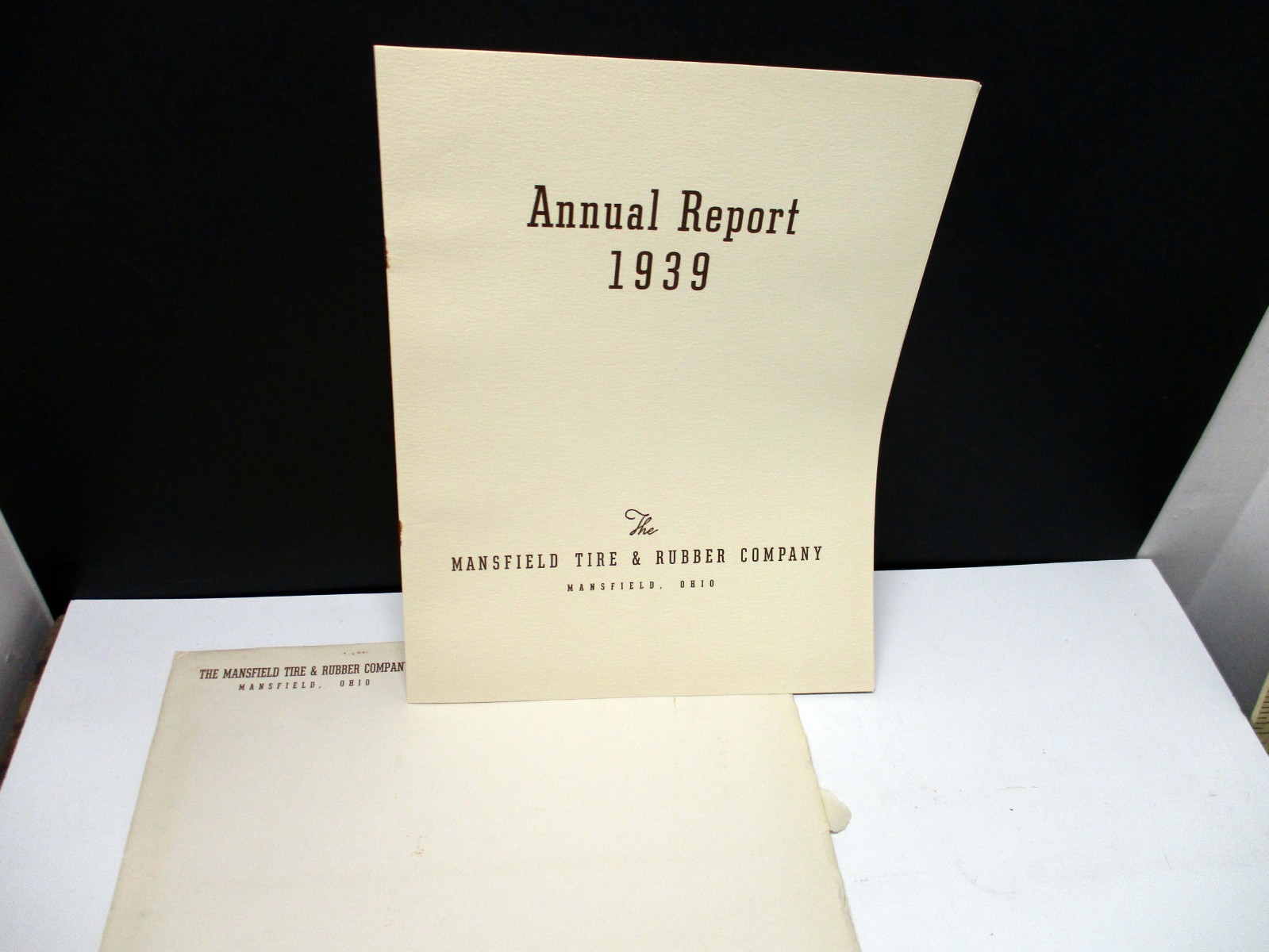 Annual Report 1939 Mansfield Tire & Rubber Company Mansfield Ohio