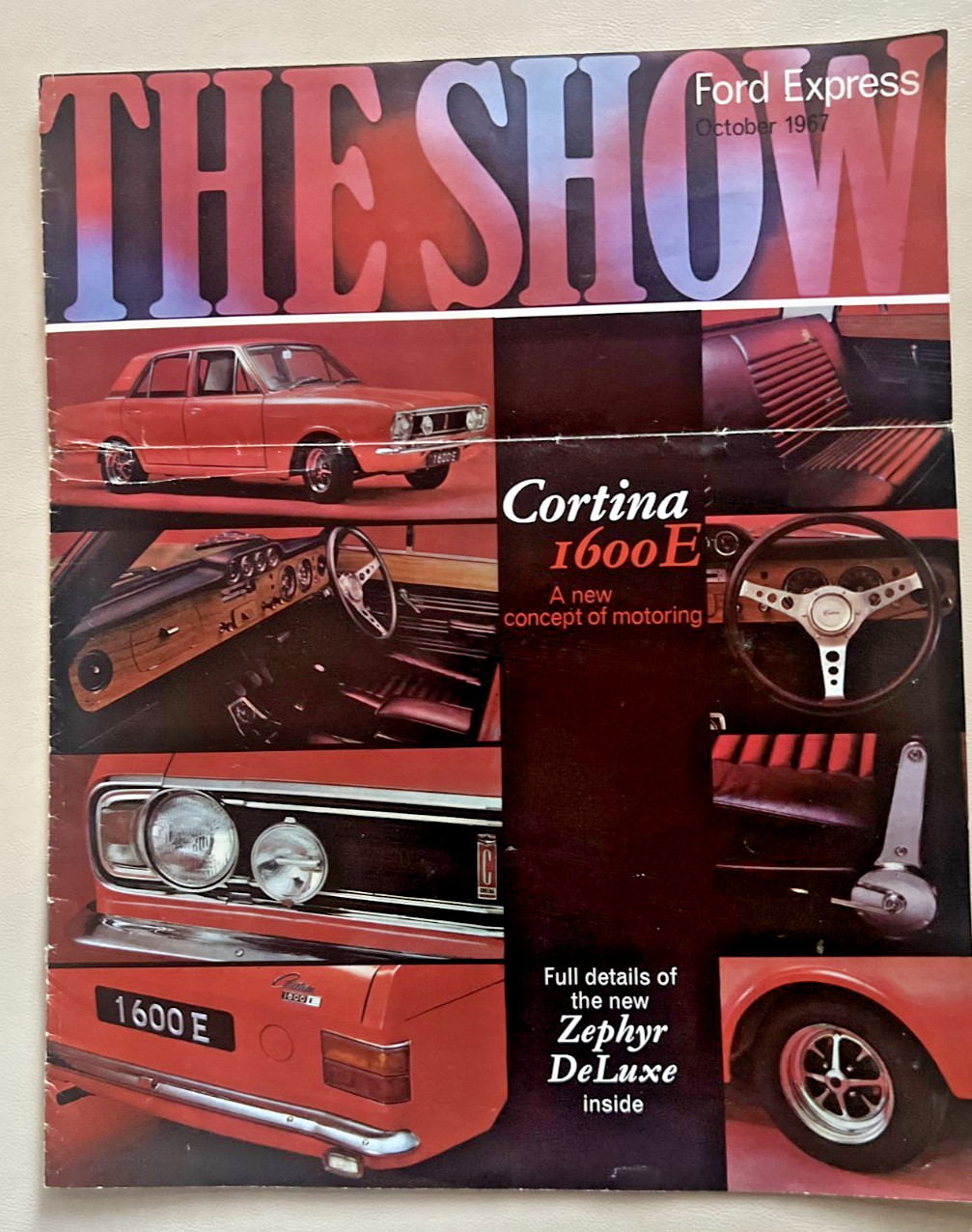 Ford UK 1968 Models brochure For the Motor Show Ford UK 1968 Models brochure For the Motor Show