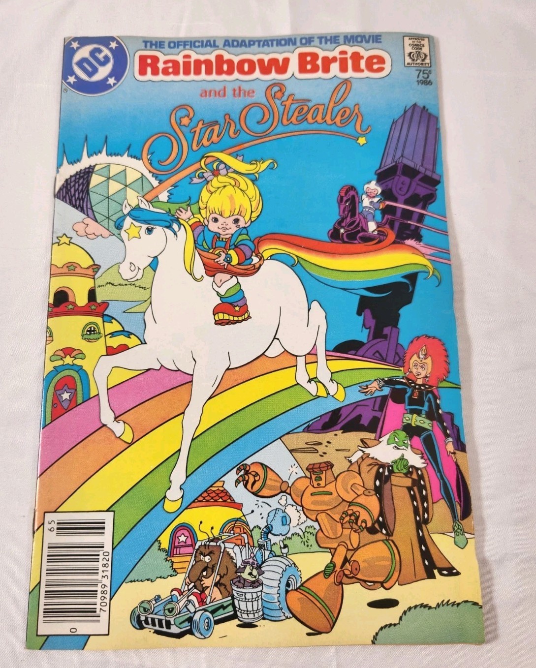 Vintage DC Comic Book Rainbow Brite & The Star Stealer Adaptation Of The Movie