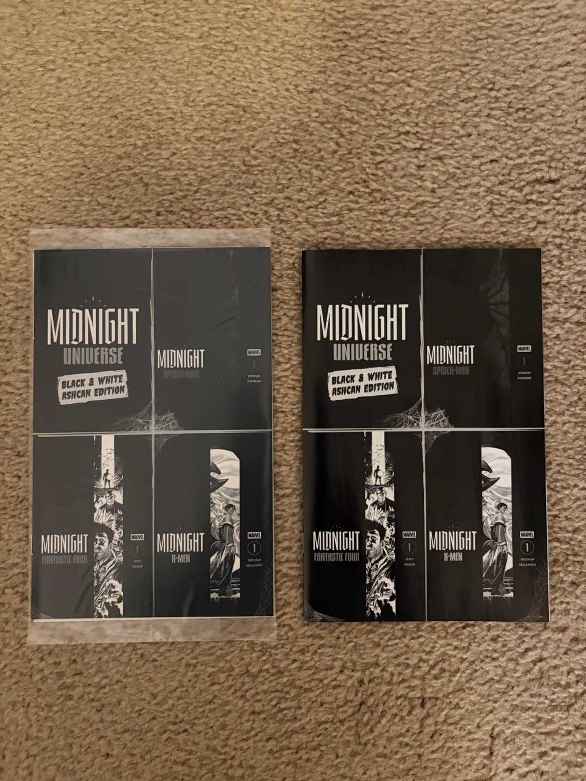 SDCC 2026 Marvel Midnight Universe B&W Ashcan NO BARCODE MINT SEALED w/FREE Gift SDCC 2026 Marvel Midnight Universe B&W Ashcan NO BARCODE MINT SEALED w/FREE Gift