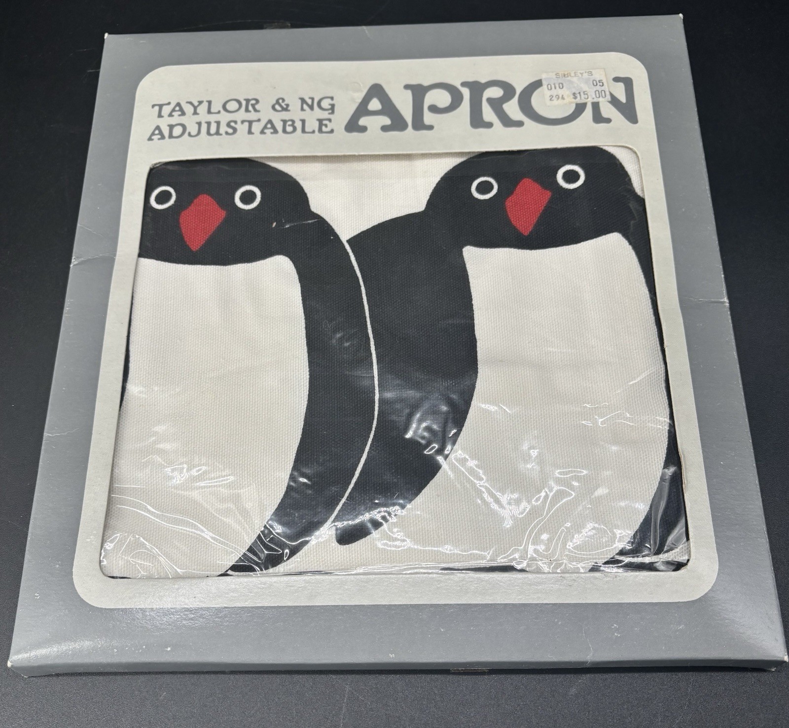 VTG Taylor & NG Apron Penguins 1982 San Francisco Adjustable NOS