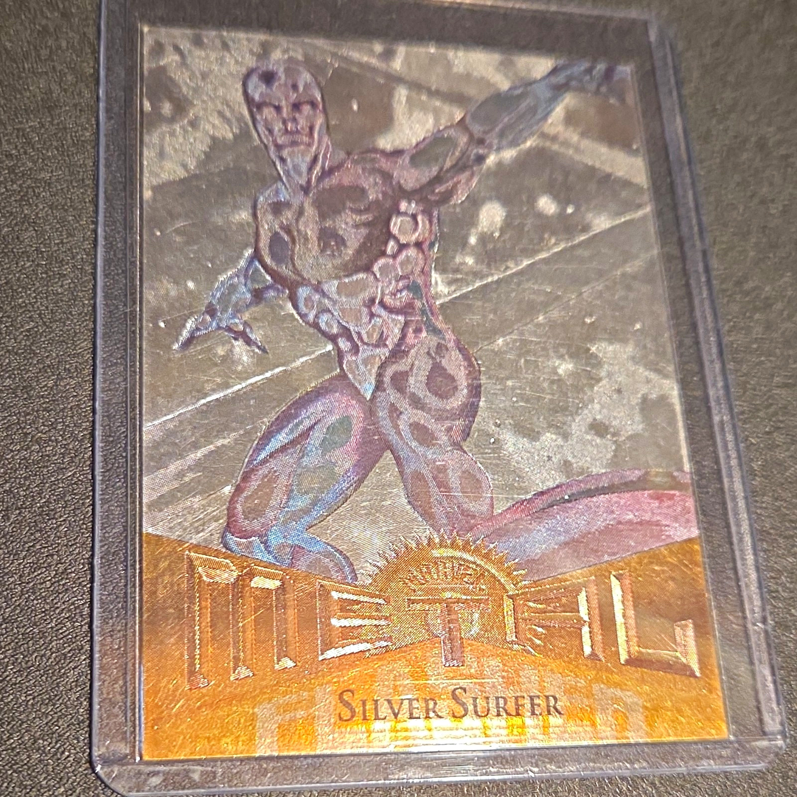 Fleer 1995 Marvel Metal Power Grid #18 Speed Silver Surfer Chase Card