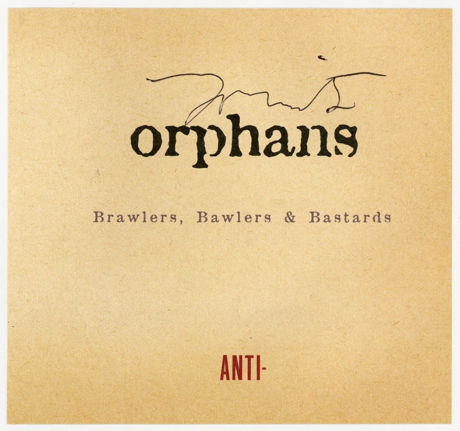 Tom Waits ~ Signed Autographed Orphans CD Insert ~ JSA LOA