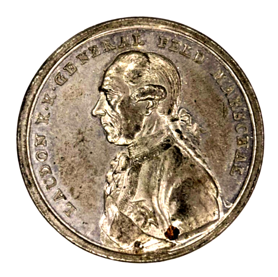 Original Austria Von Laudon Capture of Belgrade 1789 Commemorative Medal 47mm