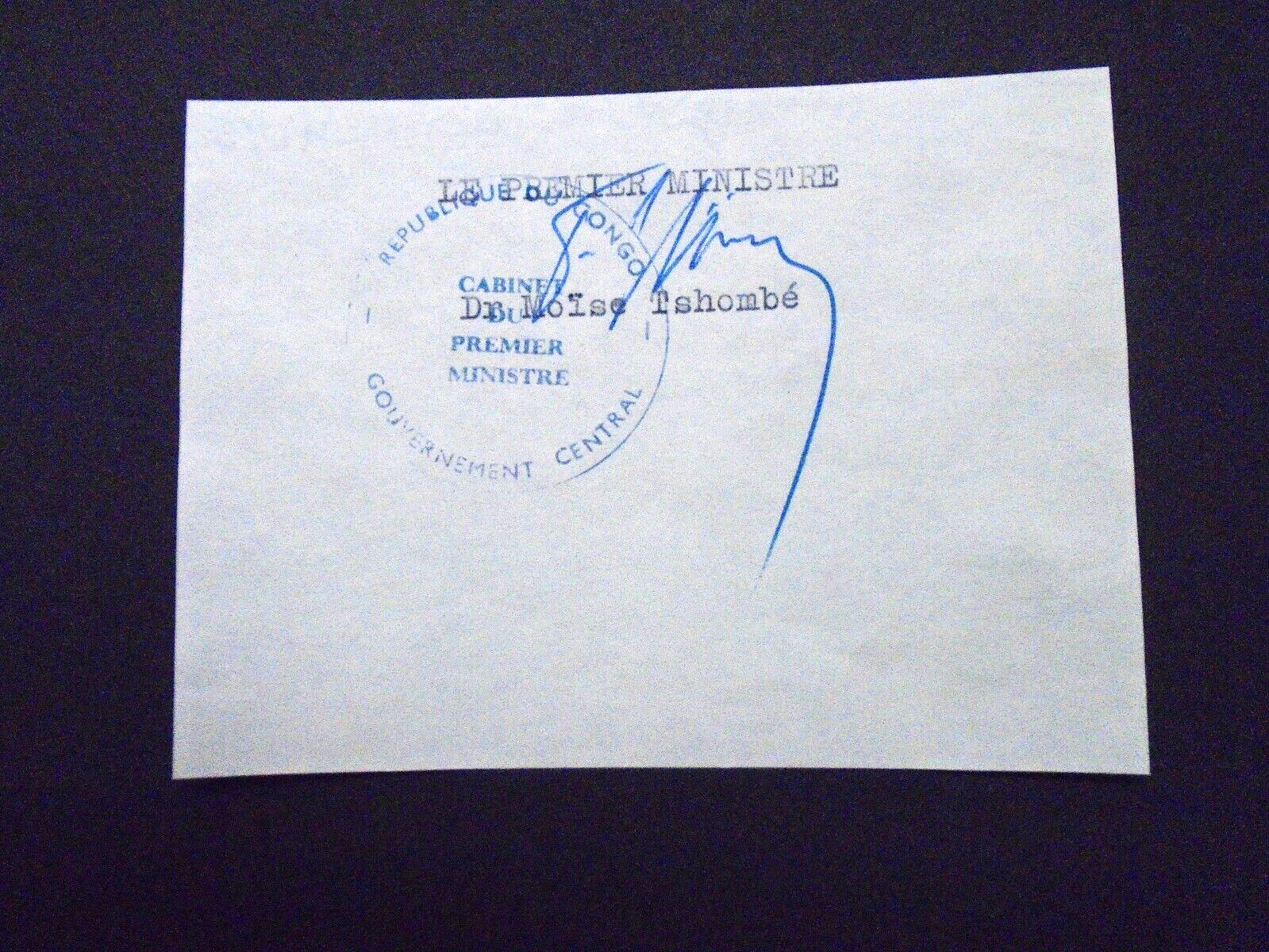 Signature from Congo Signature from Congo