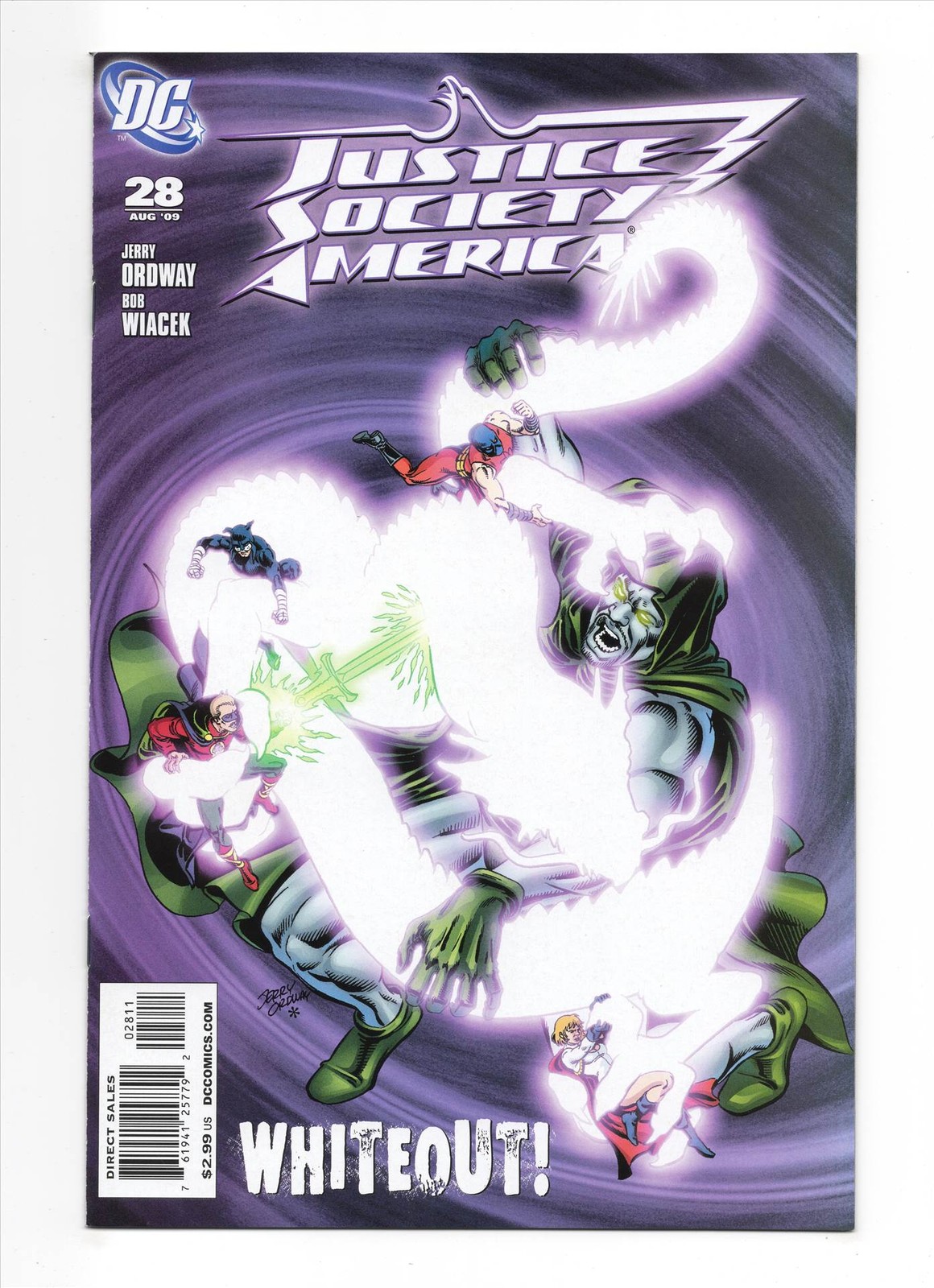 Justice Society of America #28 NM+ 2009 Jerry Ordway DC Comics