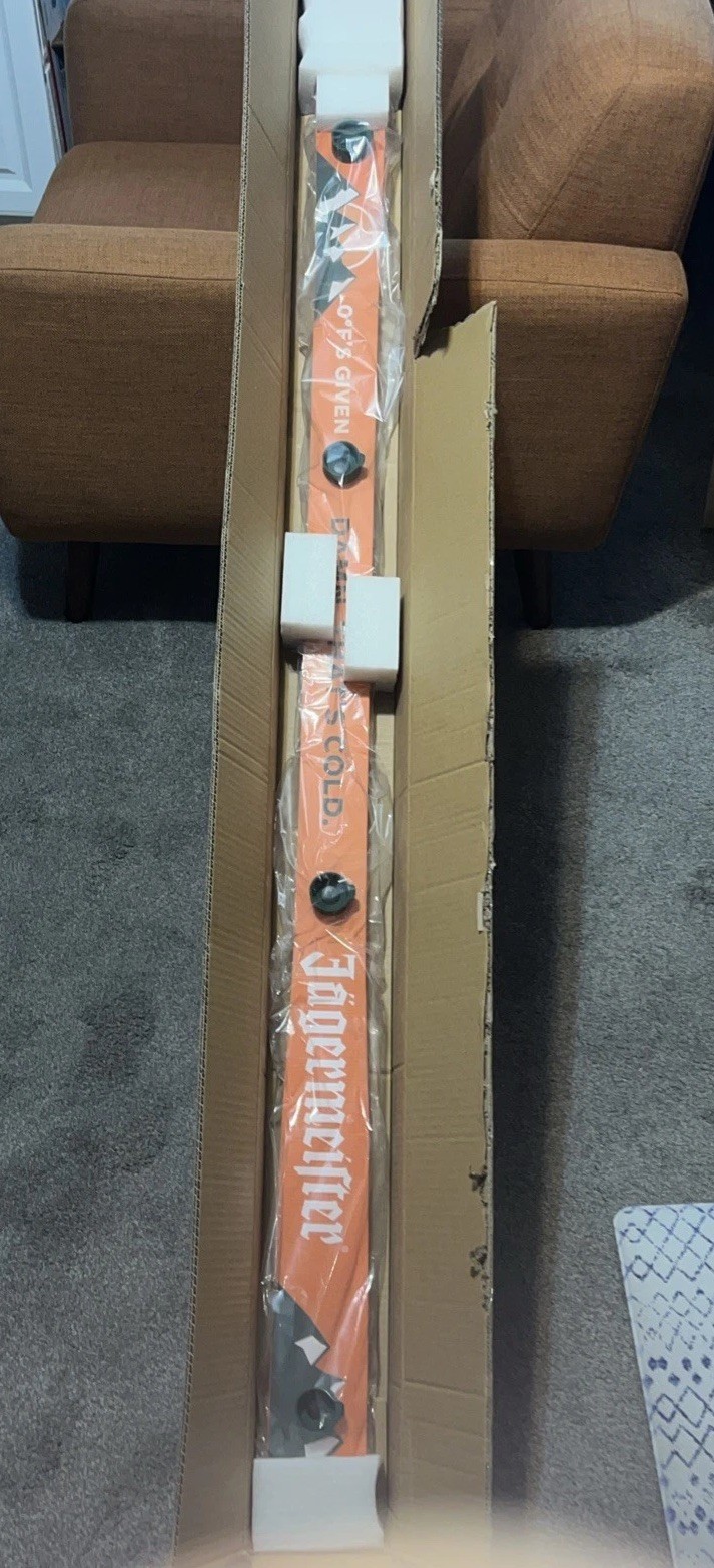 Jagermeister LTD Edition Shot Ski W/O Glasses NIB Great Gift 0 F'S GIVEN LOGO