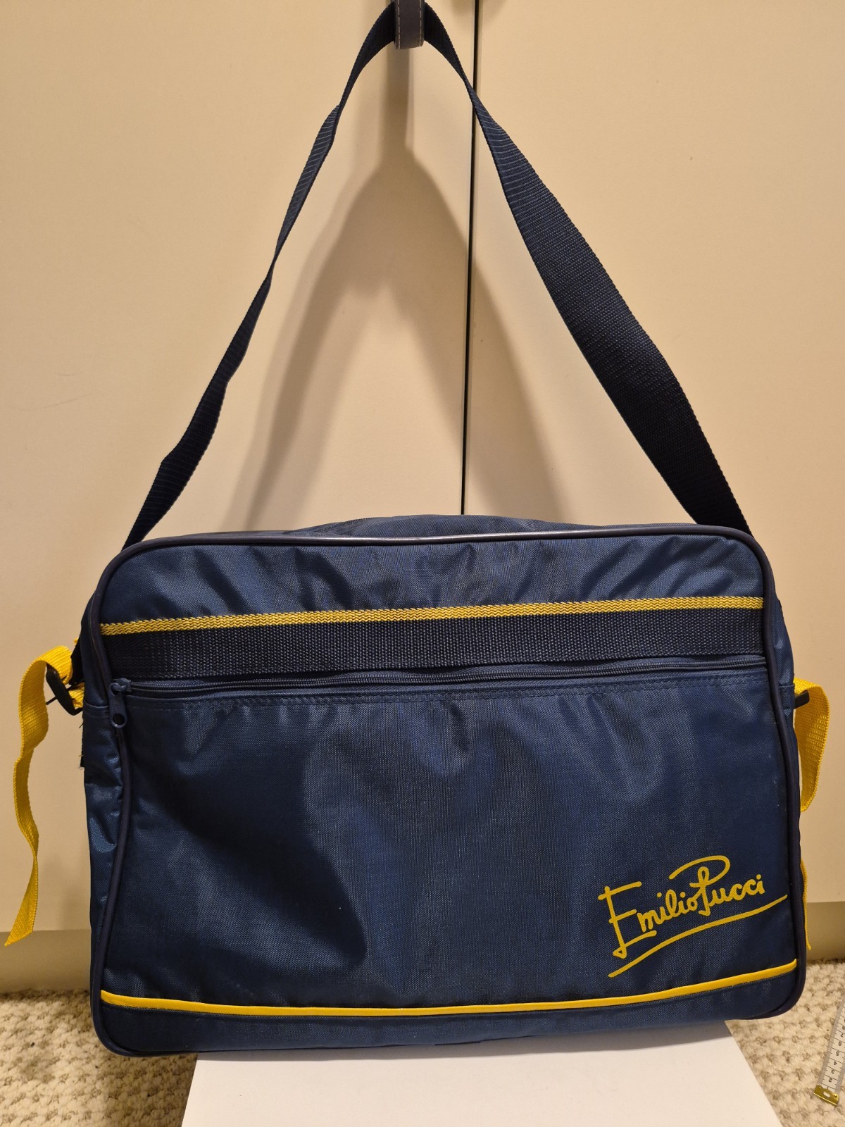 Vintage MINT RARE Emilio Pucci Flight Bag/Carry-on Circa 70's/'80s Logo AUTH