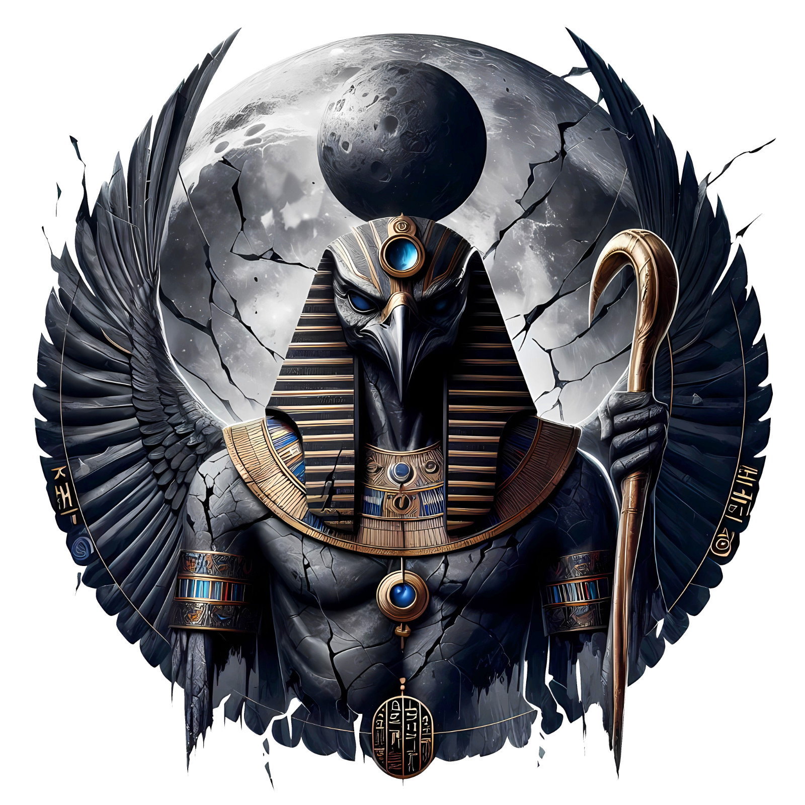 Khonsu Ancient Egyptian God Of Moon 3