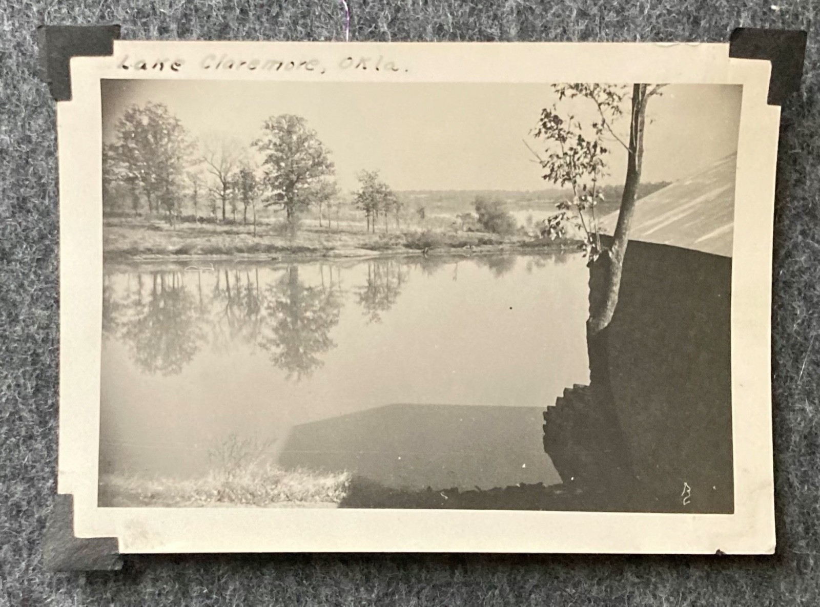 Vtg Photos 1930s -1940s Lake Claremore Oklahoma Cabin Reservoir Rogers County