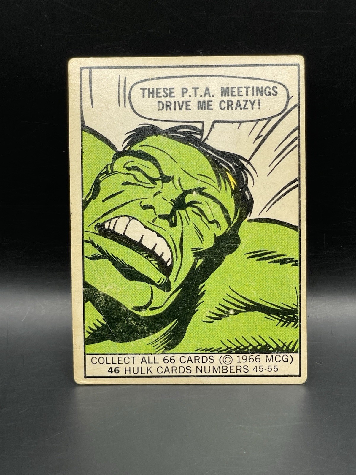 1966 Donruss Marvel Super Heroes #46 Hulk Trading Card
