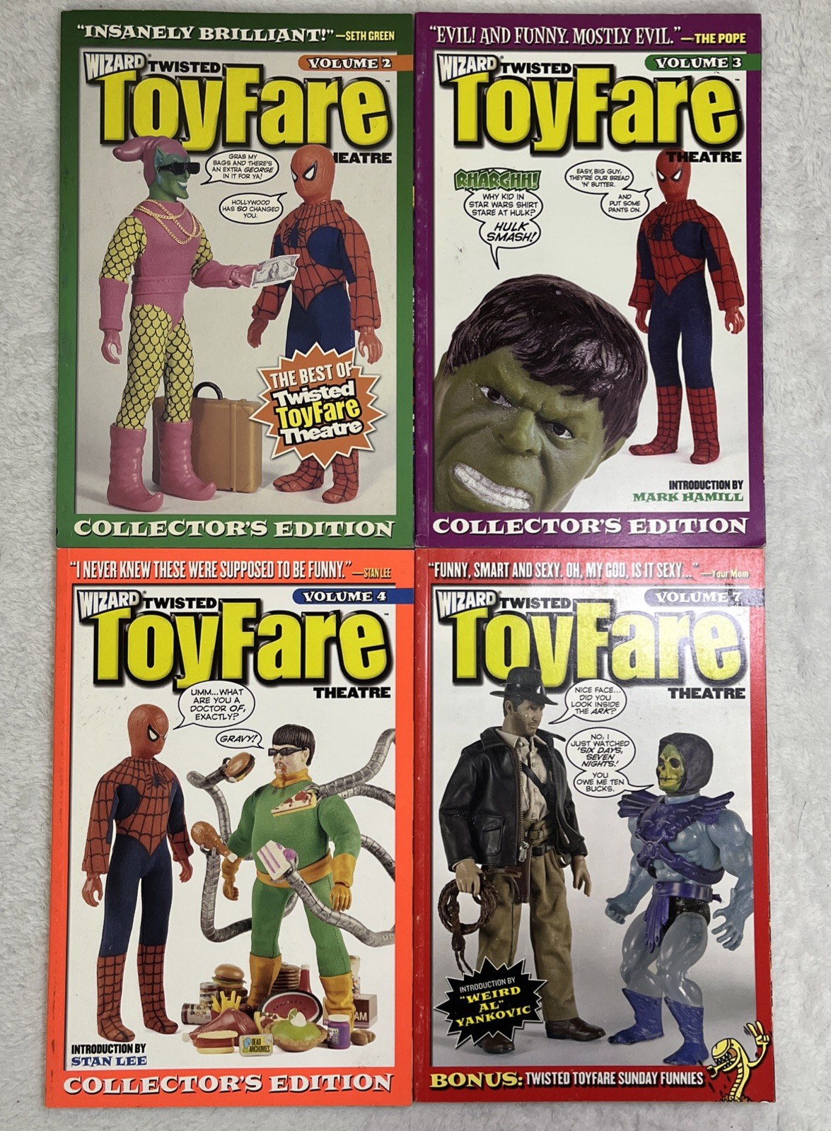 Twisted Toyfare Theatre Volumes # 2 3 4 7 Wizard Collectors Edition Magazines